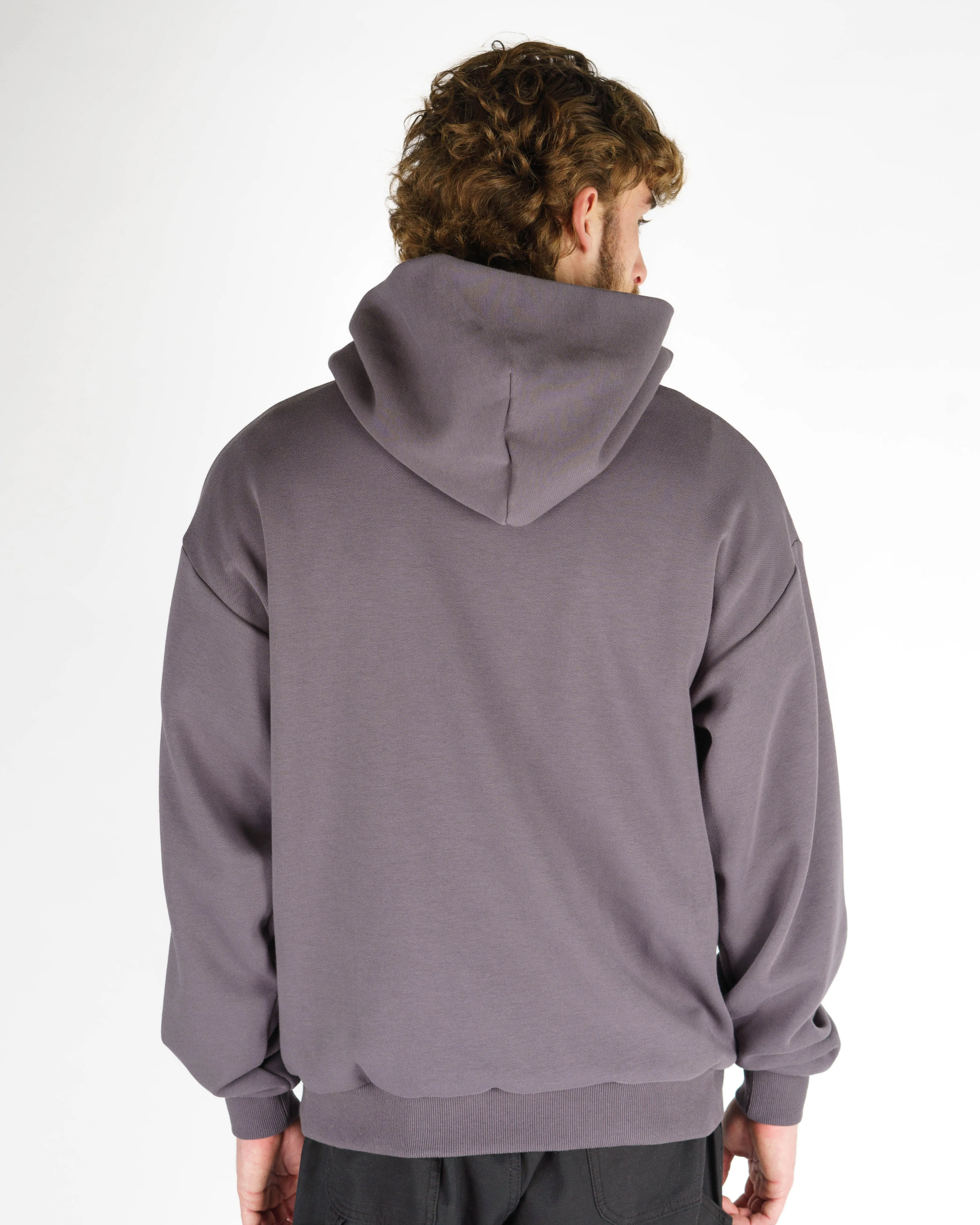 James Pullover Hoodie - Dunkelgrau
