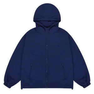 Kappy Leichte Kapuzenjacke Windjacke Marineblau