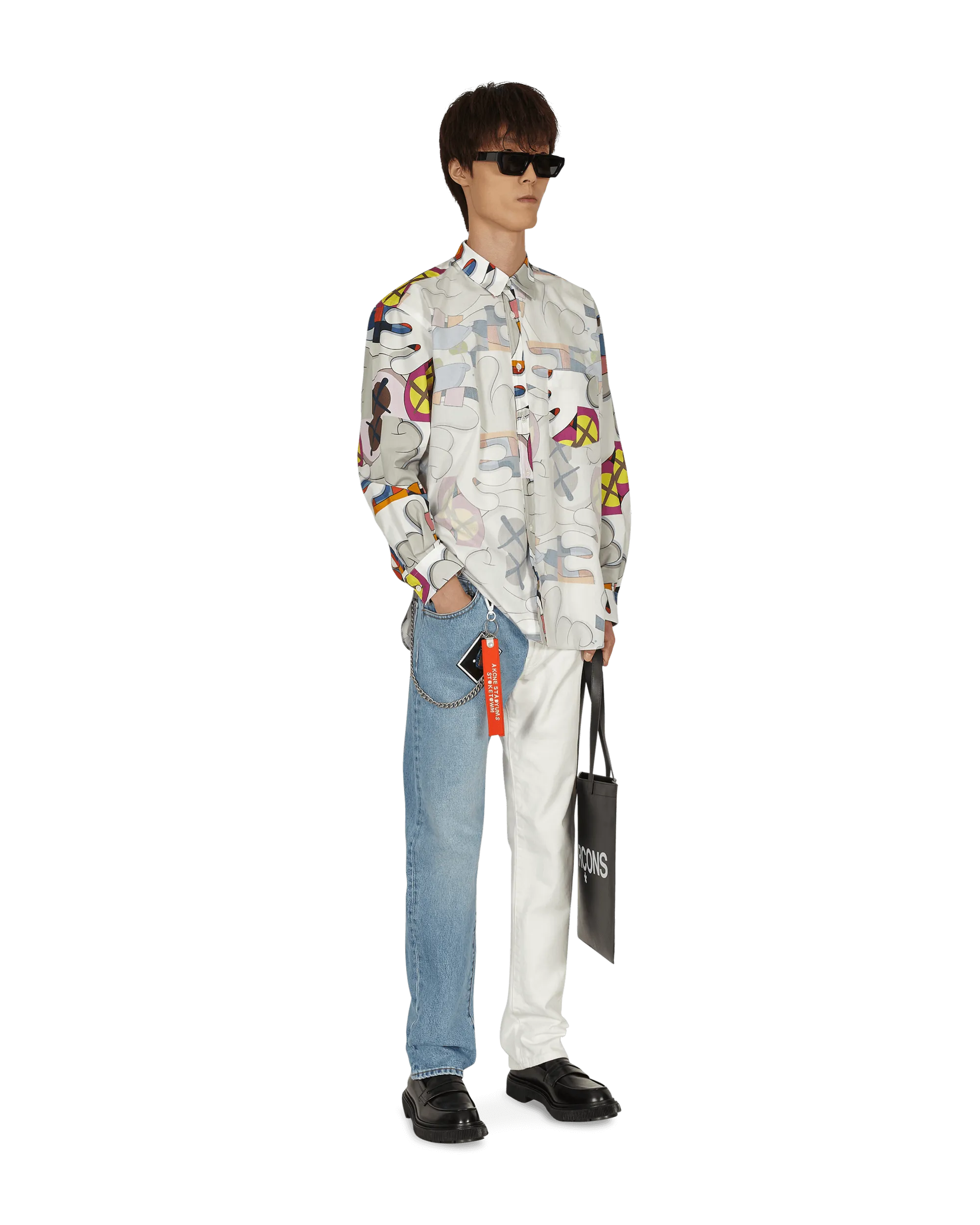 KAWS Classic Shirt mit mehrfarbigem Overlay