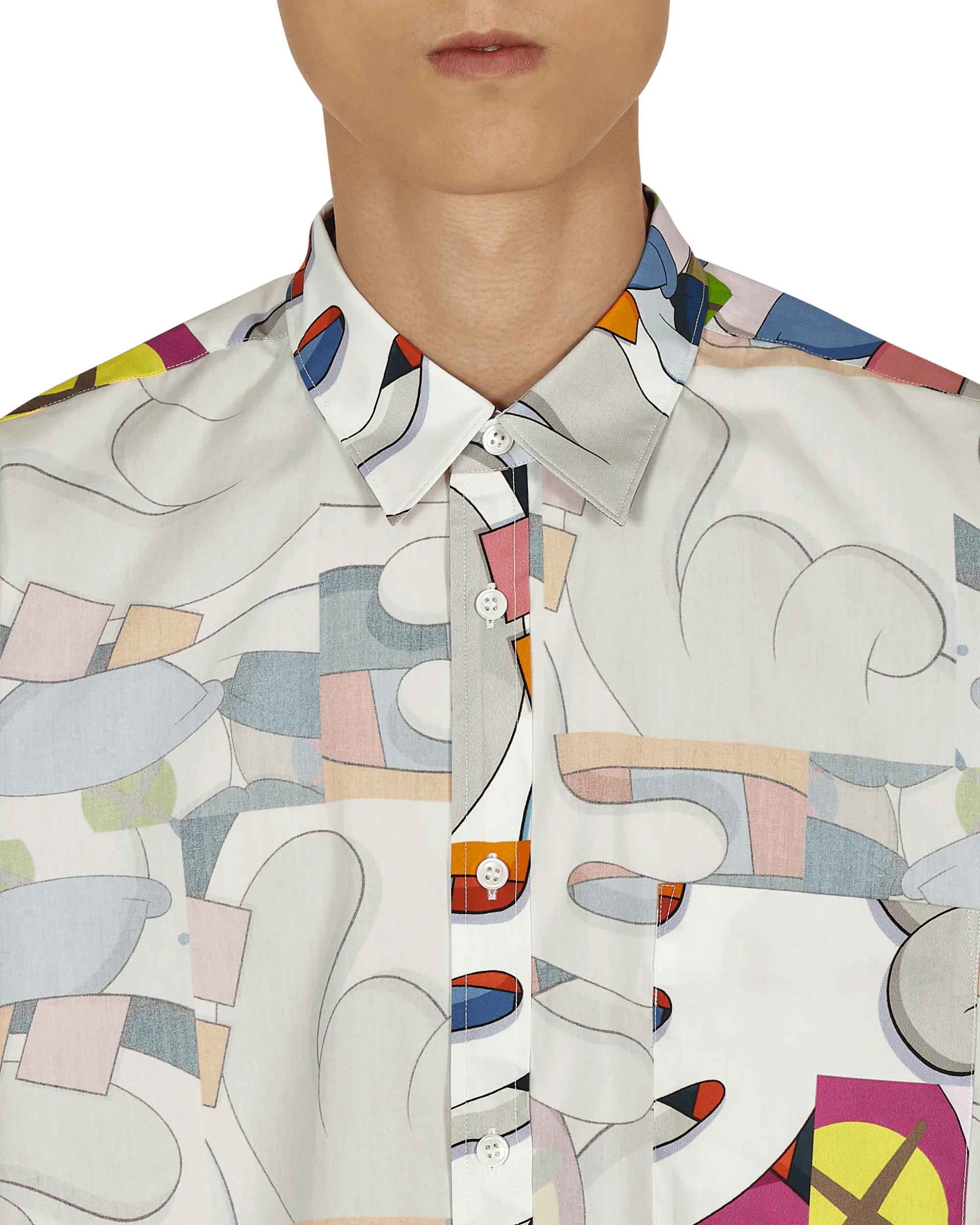 KAWS Classic Shirt mit mehrfarbigem Overlay