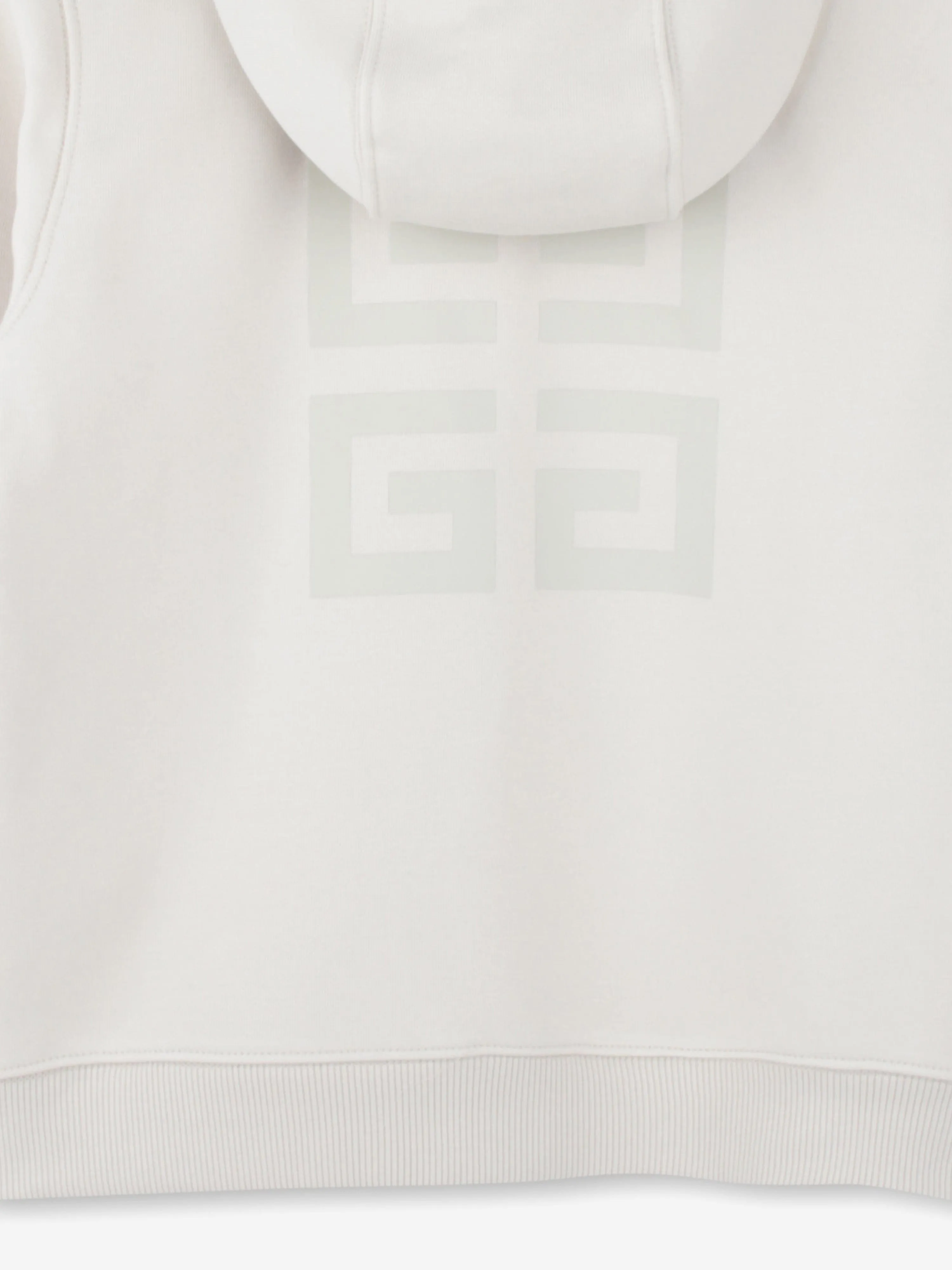 Kids 4G Logo Reißverschluss-Pullover in Beige