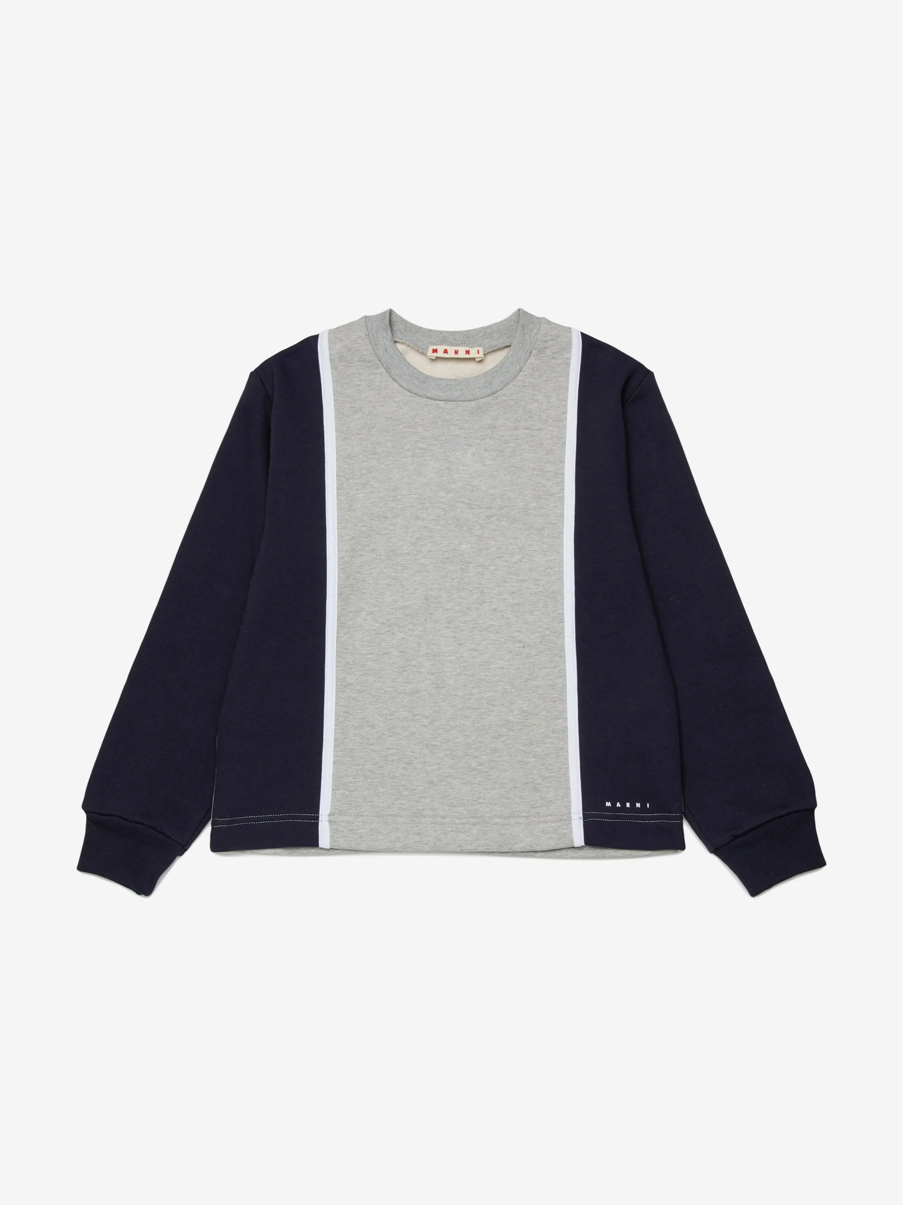 Kinder Colourblock Sweatshirt in Marineblau