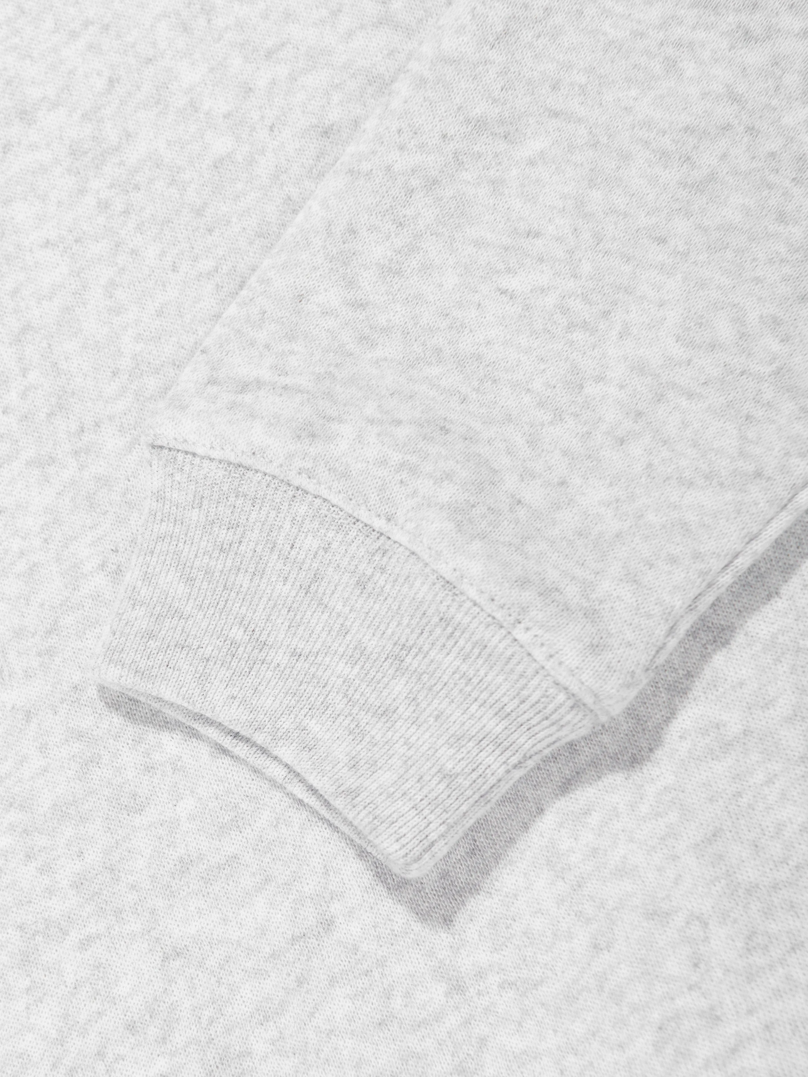 Kids H&W Crest Hoodie in Grau