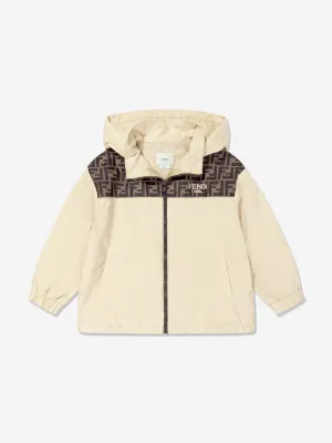 Kids K-Way Jacke in Beige