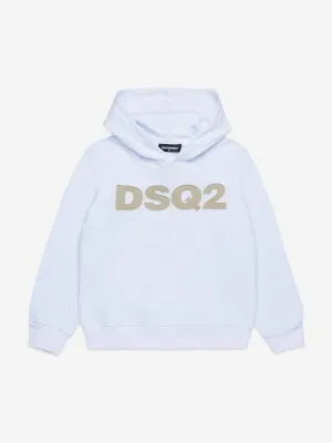 Kinder Logo Hoodie in Weiß