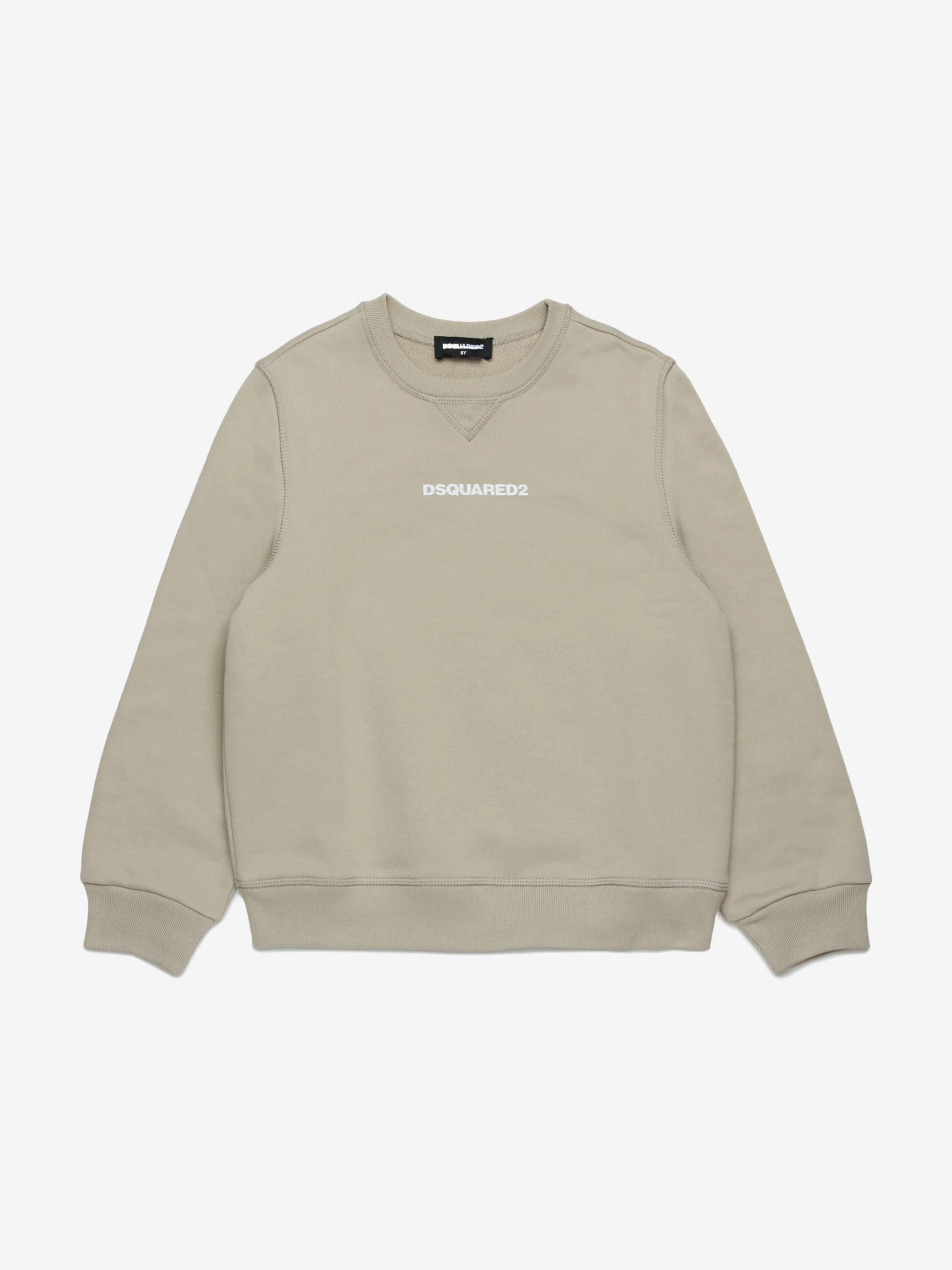 Kinder Logo Sweatshirt in Beige