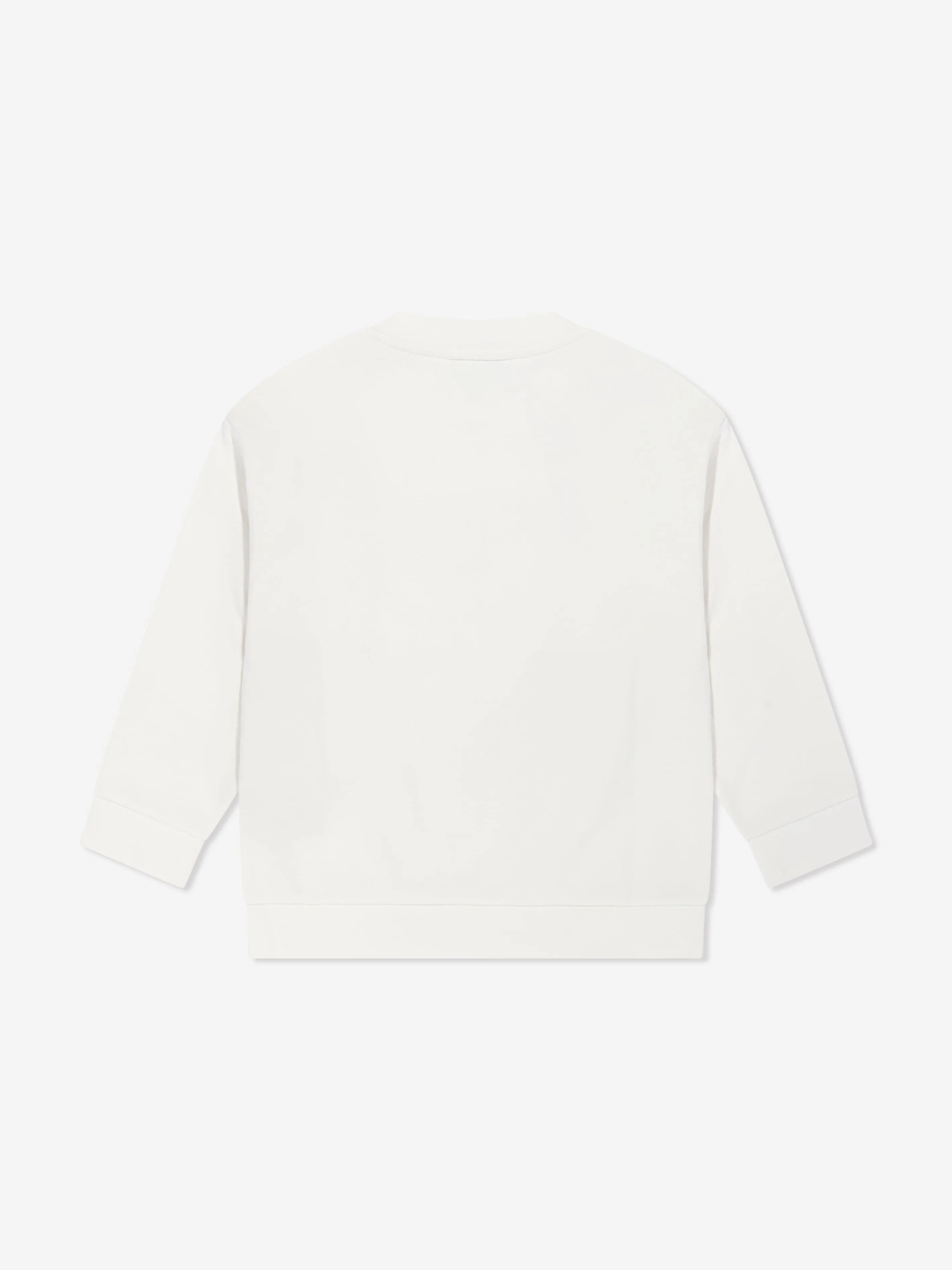 Kinder Logo Sweatshirt in Weiß