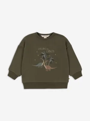 Konges Sl?jd Jungen Lou Sweatshirt in Grün