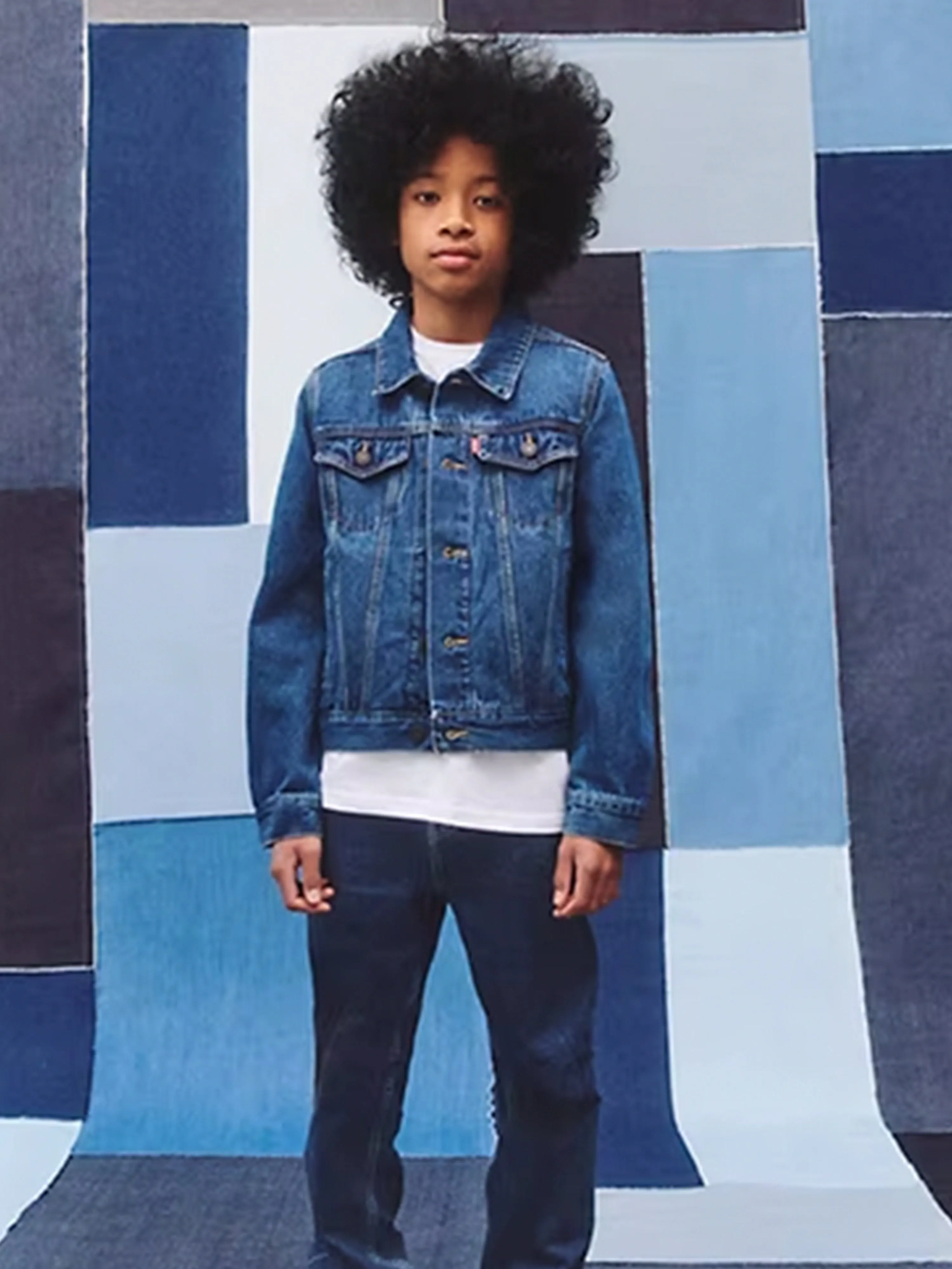 Levi's Baumwoll-Denim-Jacke für Jungen