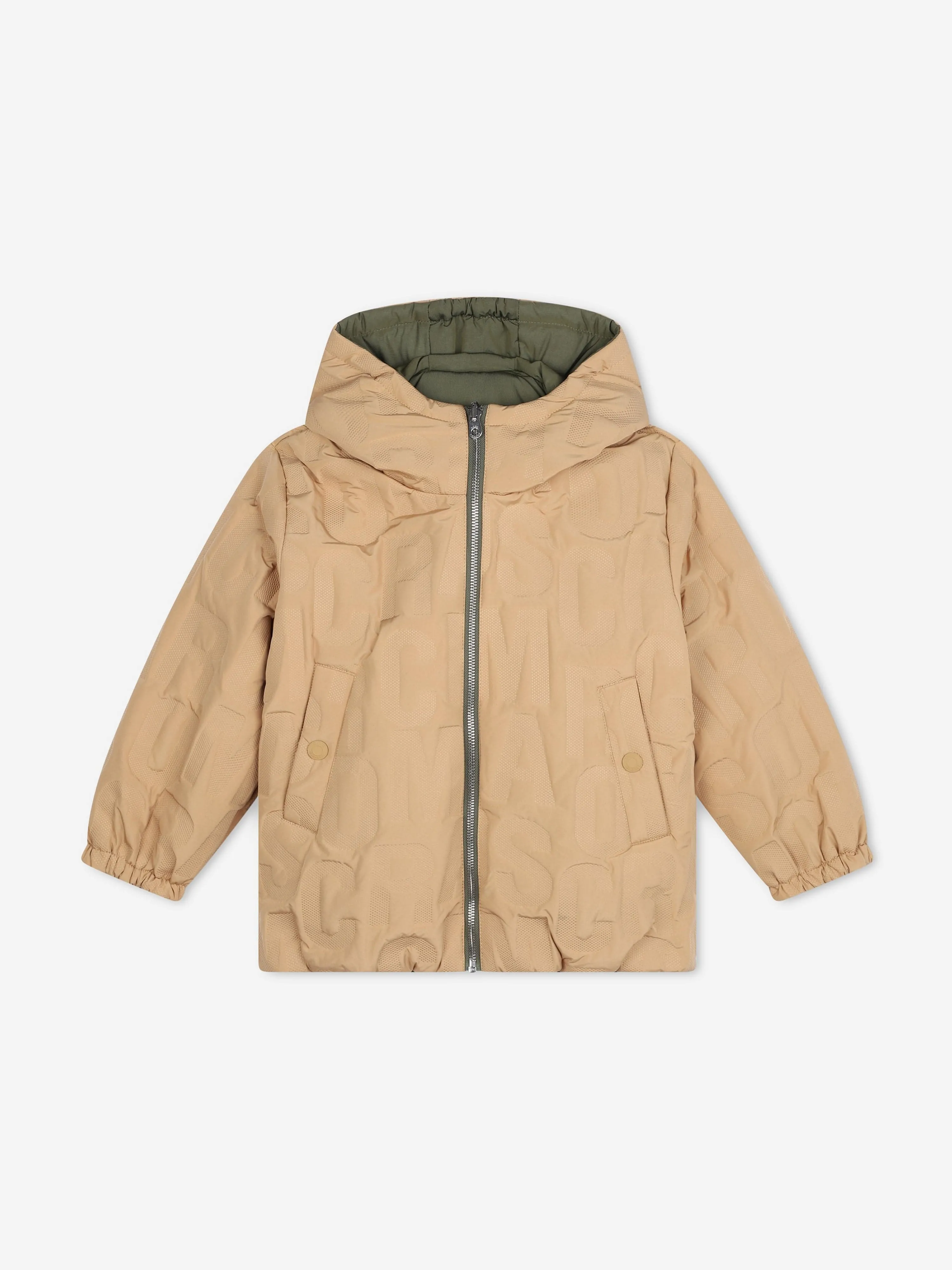 MARC JACOBS Kids Reversible Pufferjacke in Braun