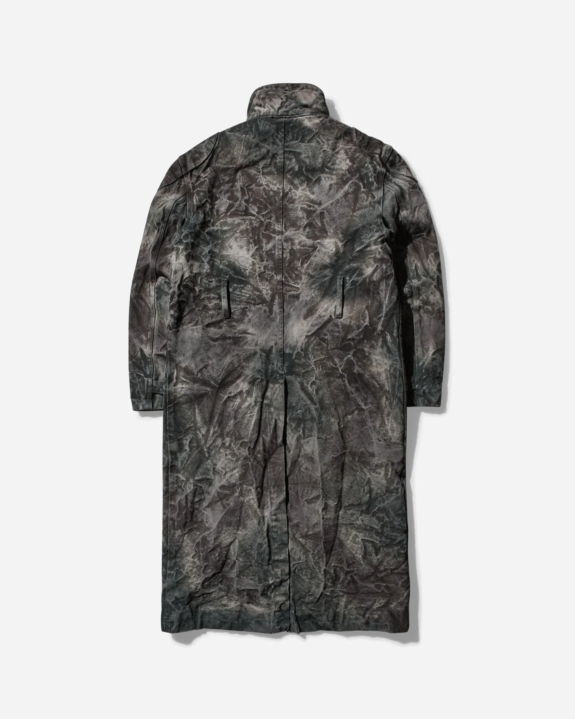 Herren Bio Soldier Denim Trenchcoat Camouflage