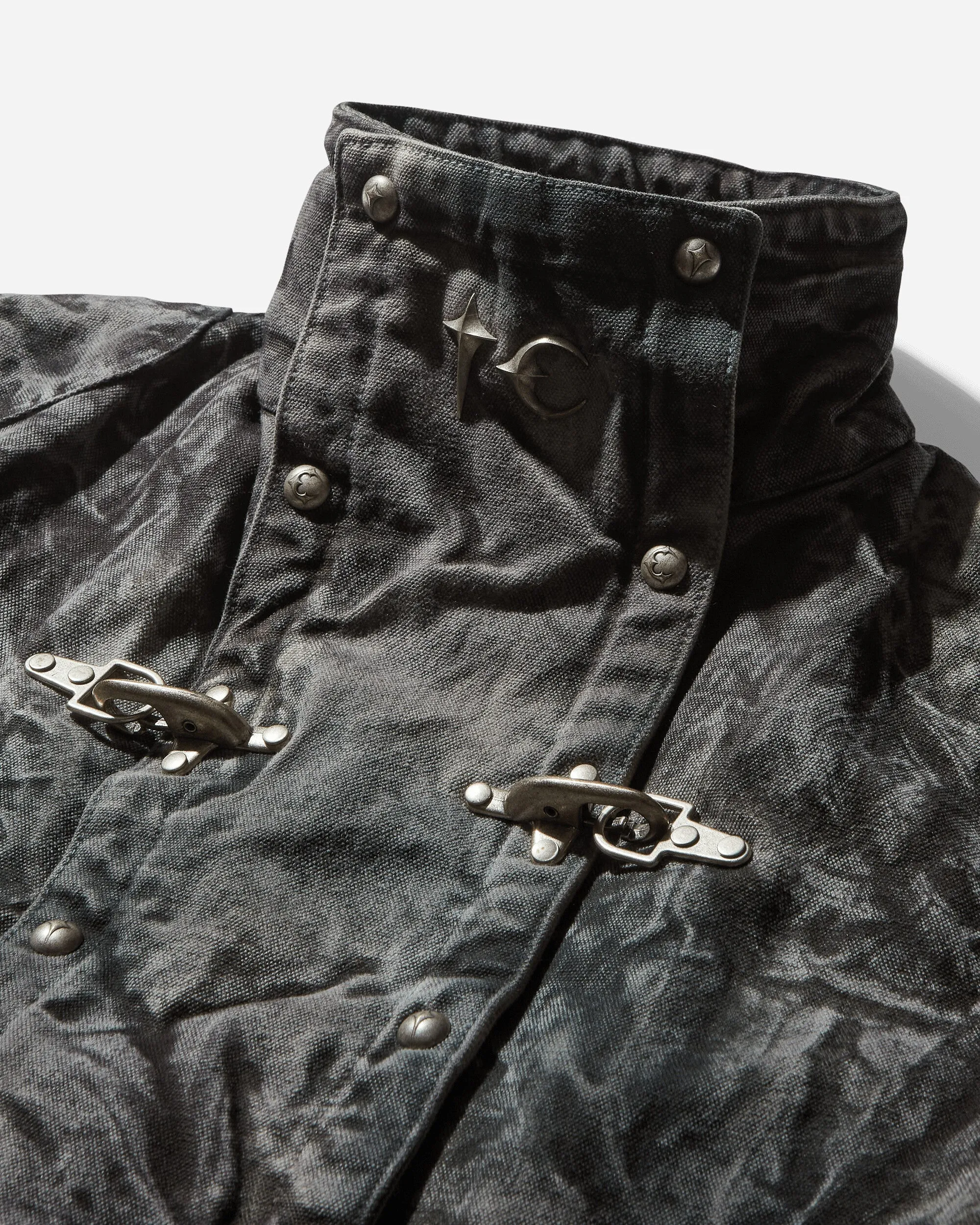 Herren Bio Soldier Denim Trenchcoat Camouflage