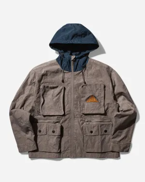 Herren Jagdjacke im Cropped-Schnitt in Beige