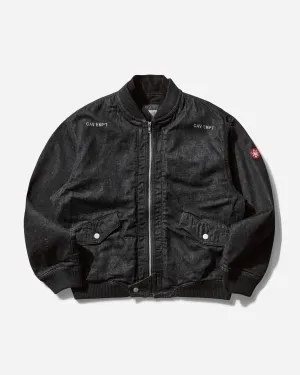 Herren-Doppelklappen-Reißverschlussjacke Schwarz
