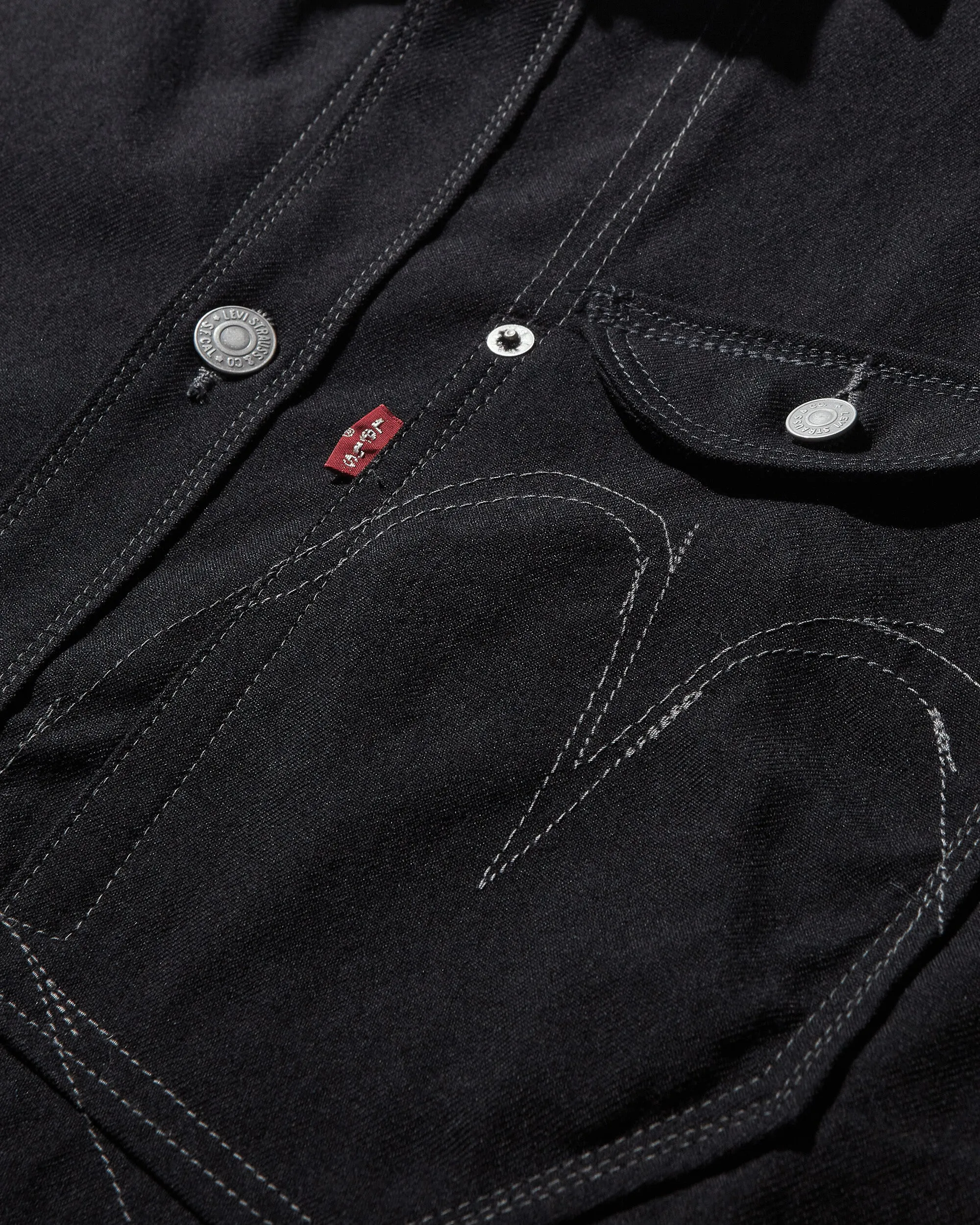 Herren Levi’s Wolljacke Schwarz