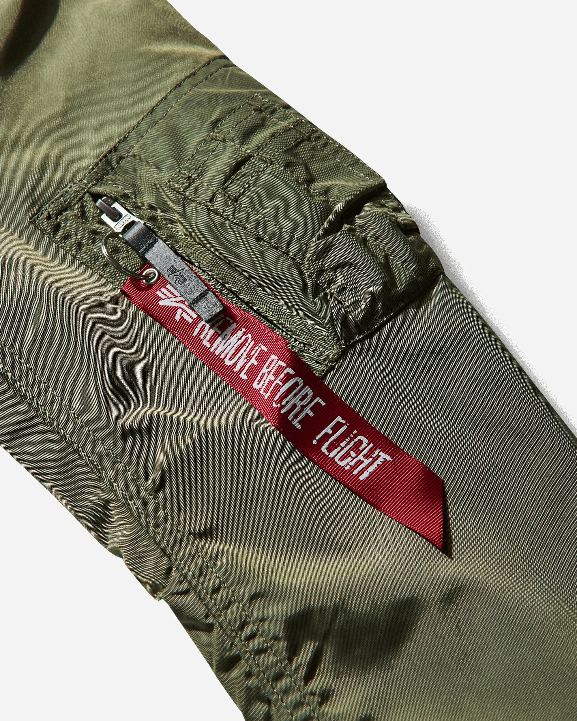 Herren MA-1 TT Two Tone Bomberjacke Salbeigrün