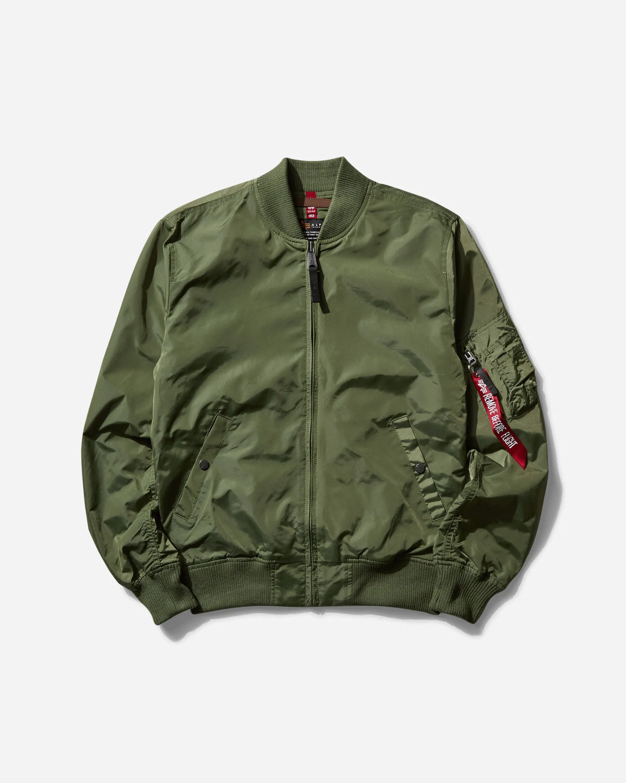 Herren MA-1 TT Two Tone Bomberjacke Salbeigrün