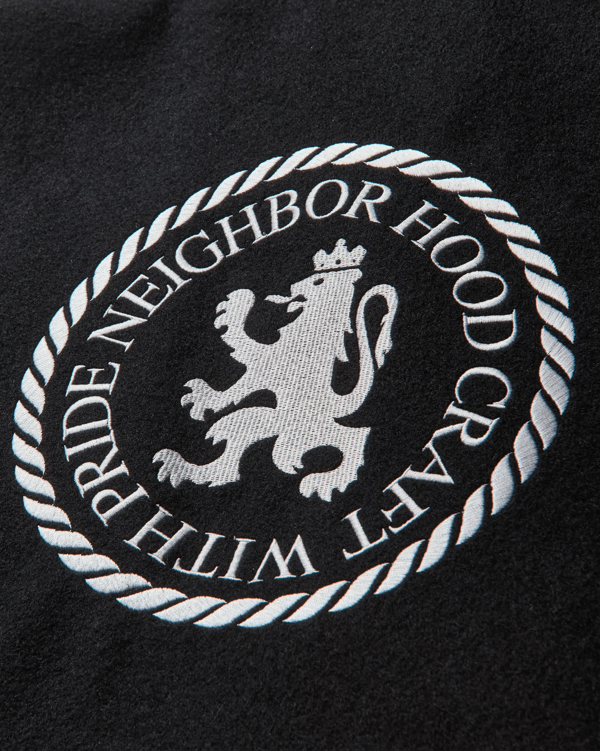 Herren Melton Reißverschluss Arbeitsjacke Schwarz