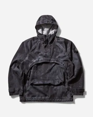 Herren Raso Gommato 3L Laser Camo Anorak Bleigrau