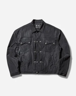 Herren-Jacke mit Krallenmuster in Schwarz