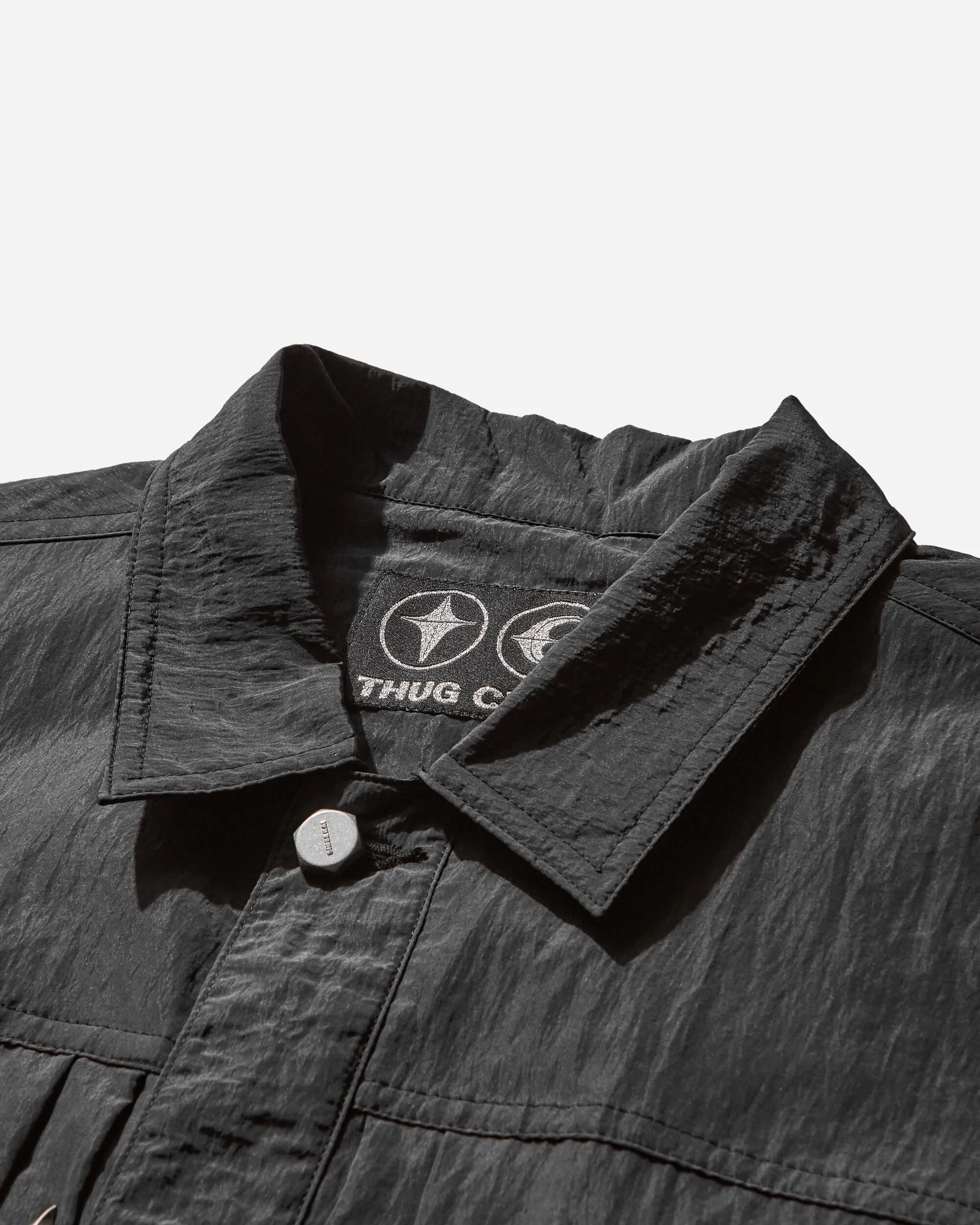 Herren-Jacke mit Krallenmuster in Schwarz