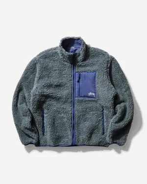 Herren Sherpa Reversible Jacke Bluestone