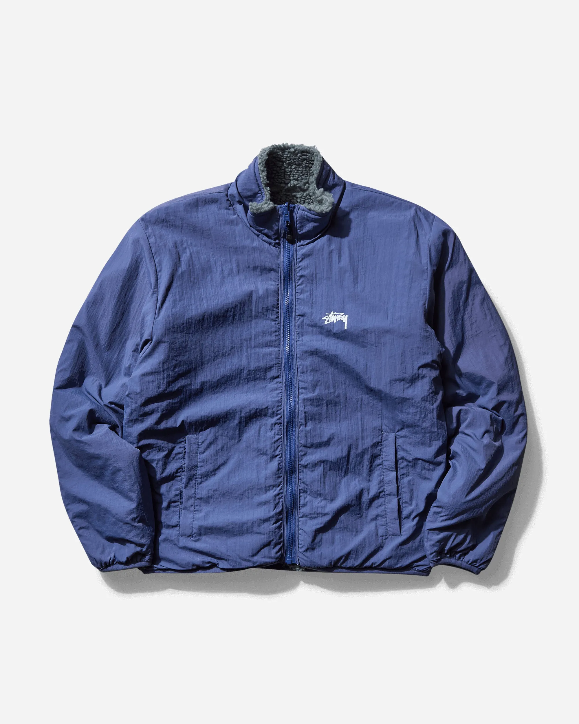 Herren Sherpa Reversible Jacke Bluestone