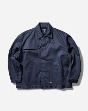 Herren TDC Übergroße Passform gefütterte Eisenhower Jacke Marineblau