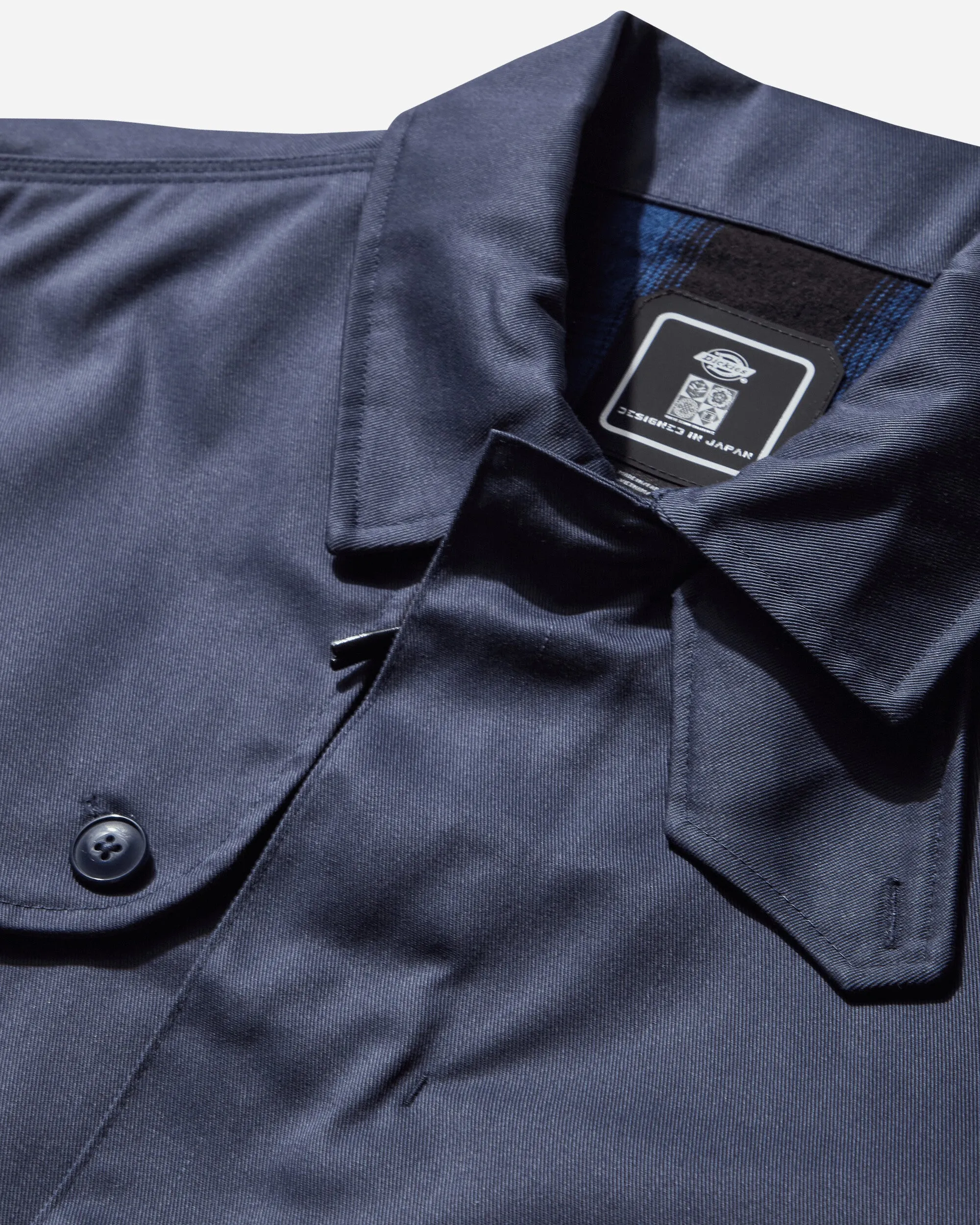 Herren TDC Übergroße Passform gefütterte Eisenhower Jacke Marineblau