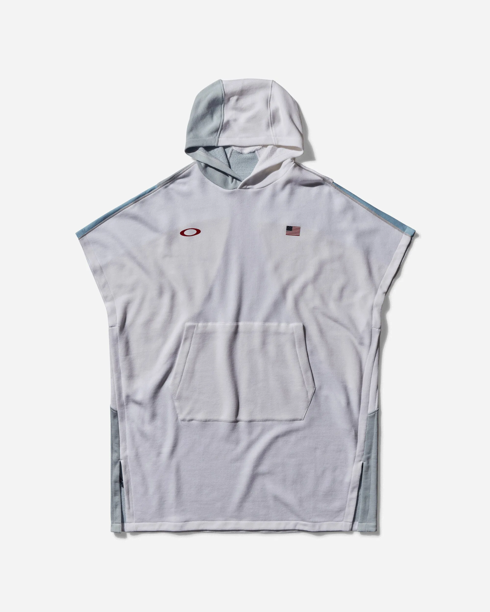 Herren Team USA Surfing Poncho mit Kapuze in Flüssiggrau