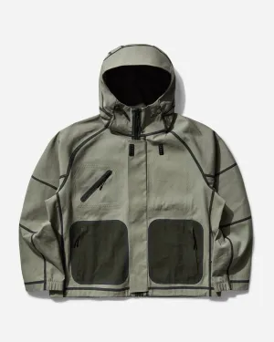 Herren Tech Storm-FIT Kapuzen-Regenjacke Hellgrün