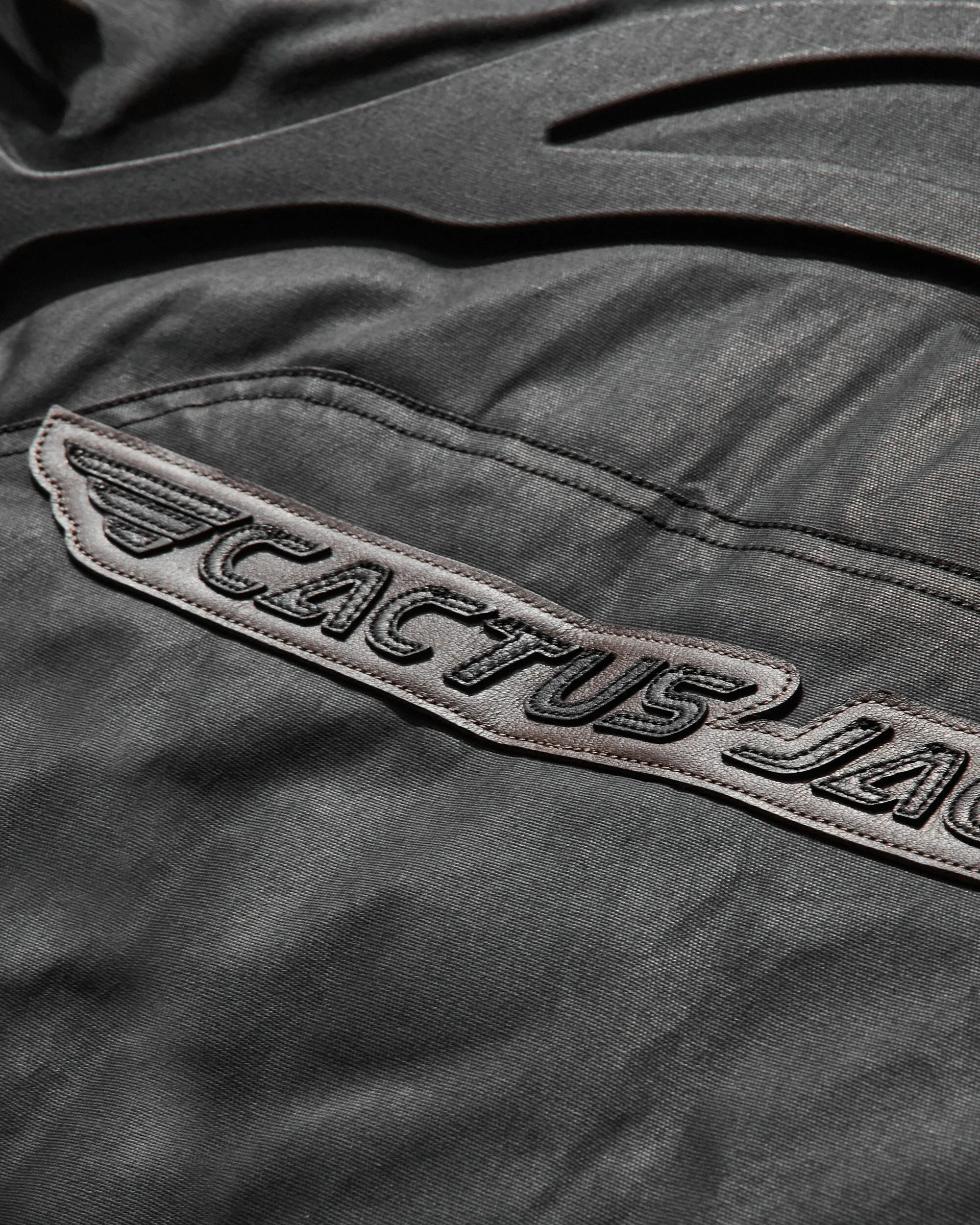 Herren Travis Scott Wachsjacke Schwarz