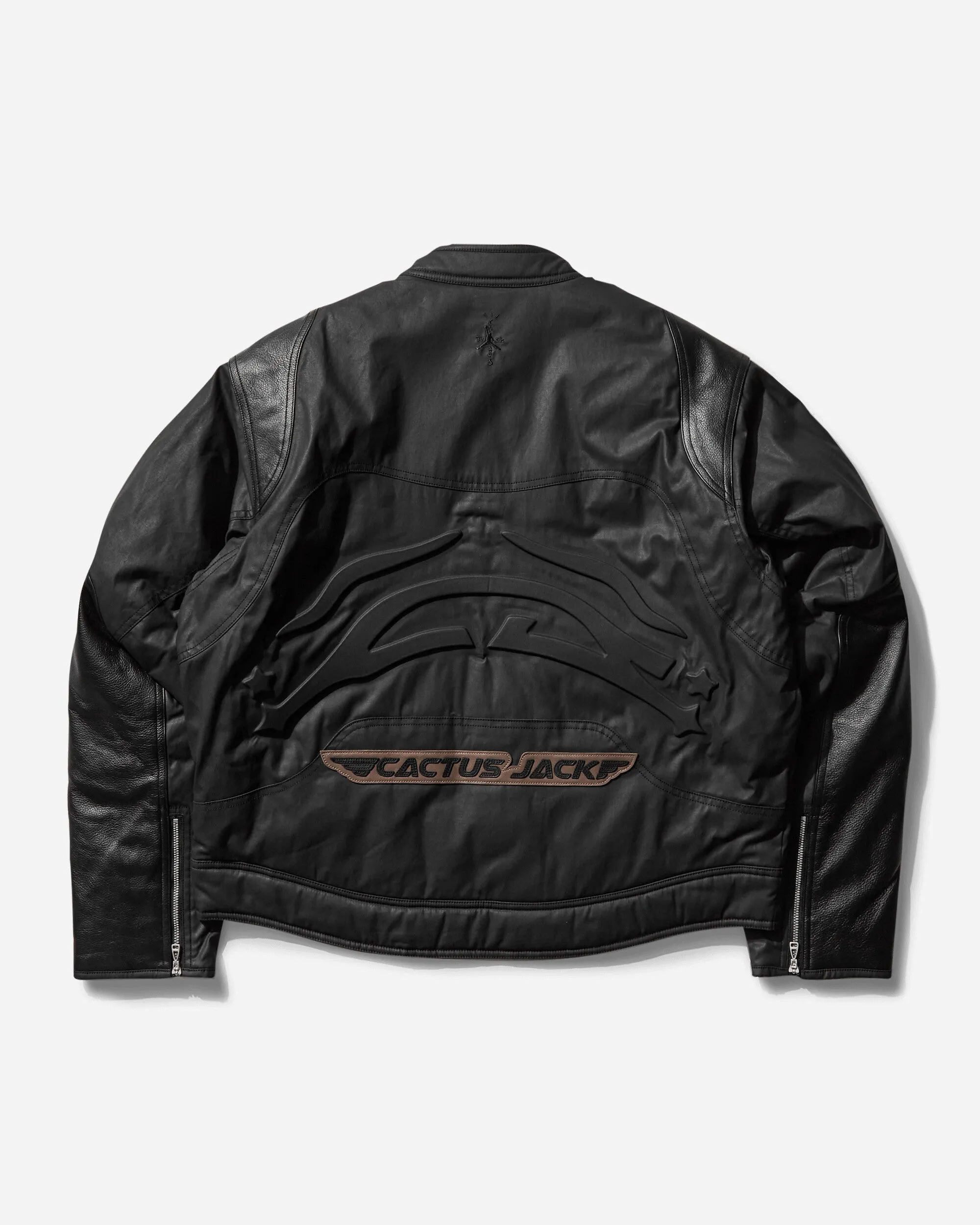 Herren Travis Scott Wachsjacke Schwarz