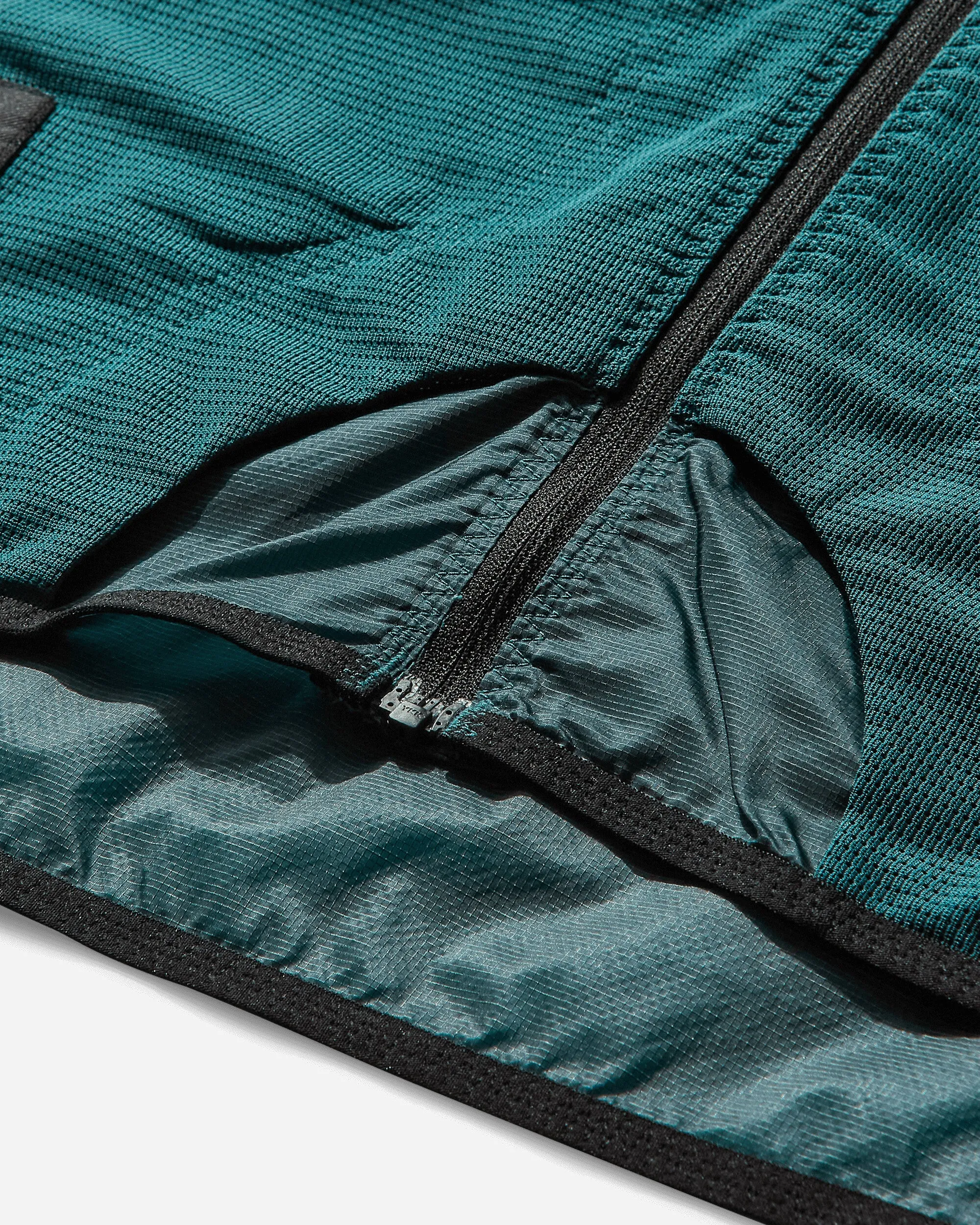 Herren Undercover Soukuu Trail Run Konvertierbare Windjacke Bitterschokolade / Atlantik Tiefblau