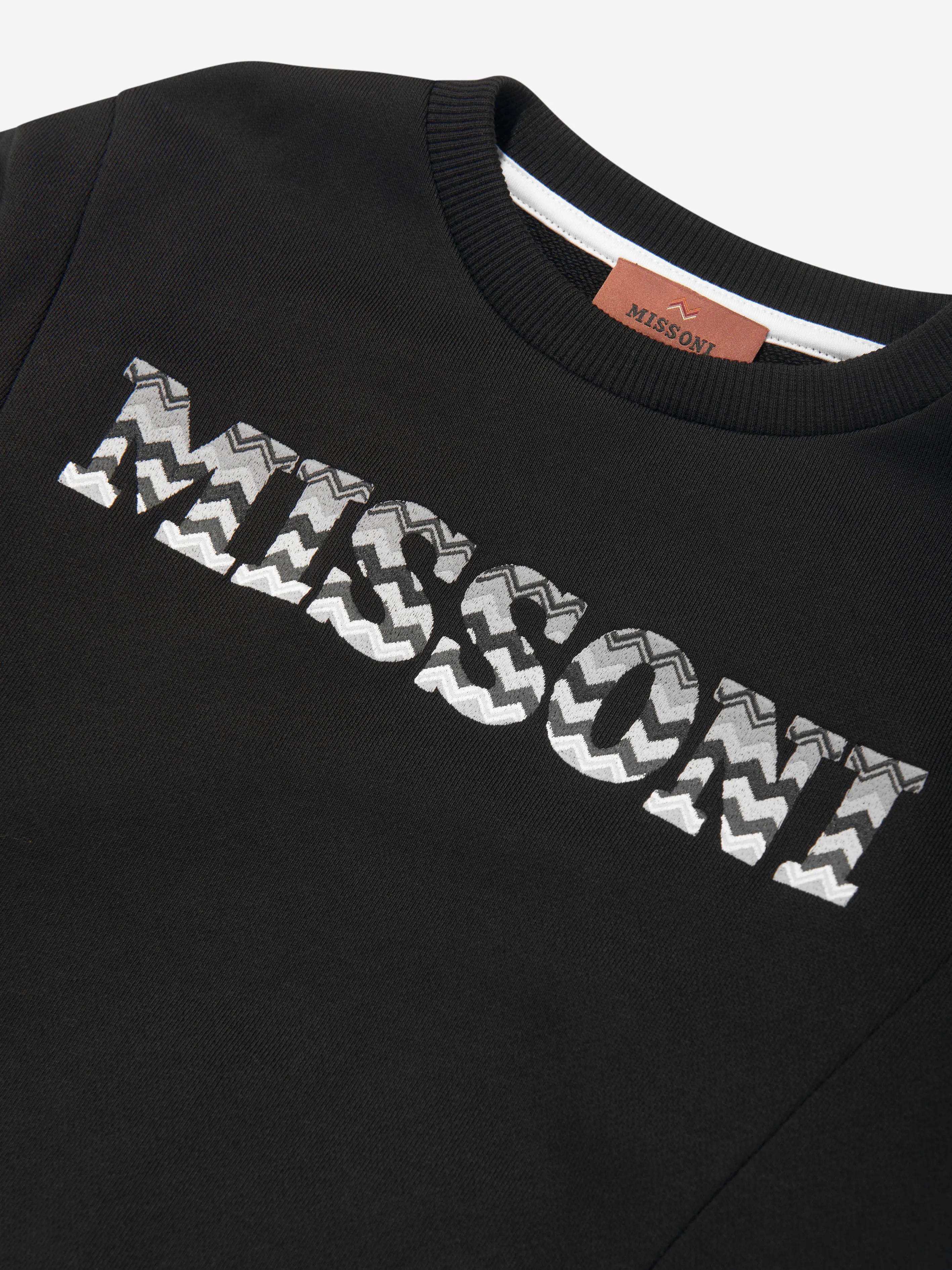 Missoni Boys Logo Sweatshirt in Schwarz