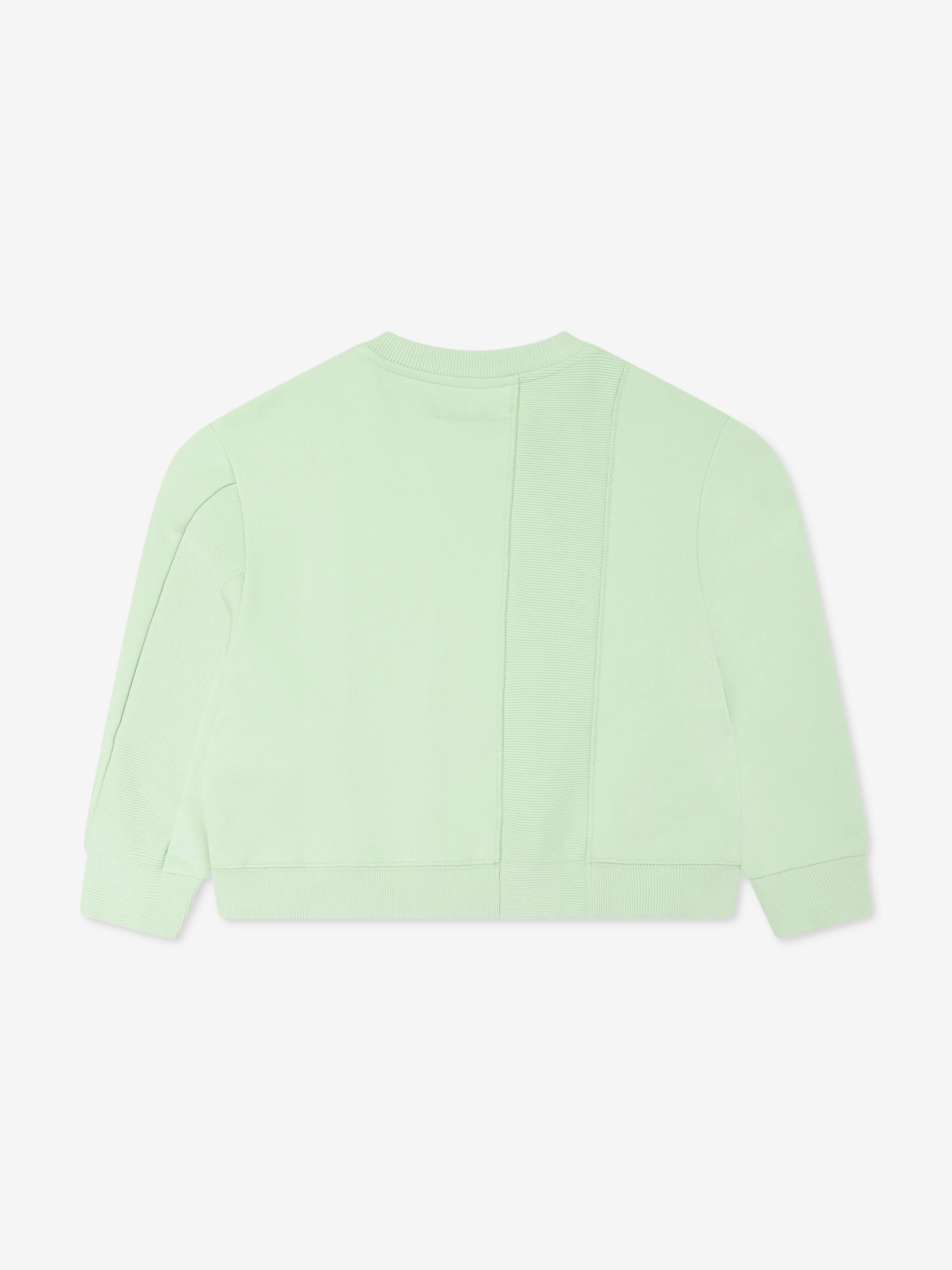 MM6 Maison Margiela Kids Logo-Sweatshirt in Grün