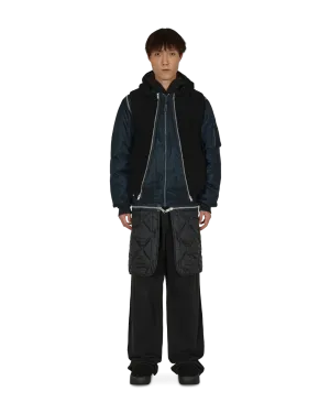 Modulare Jacke Blau