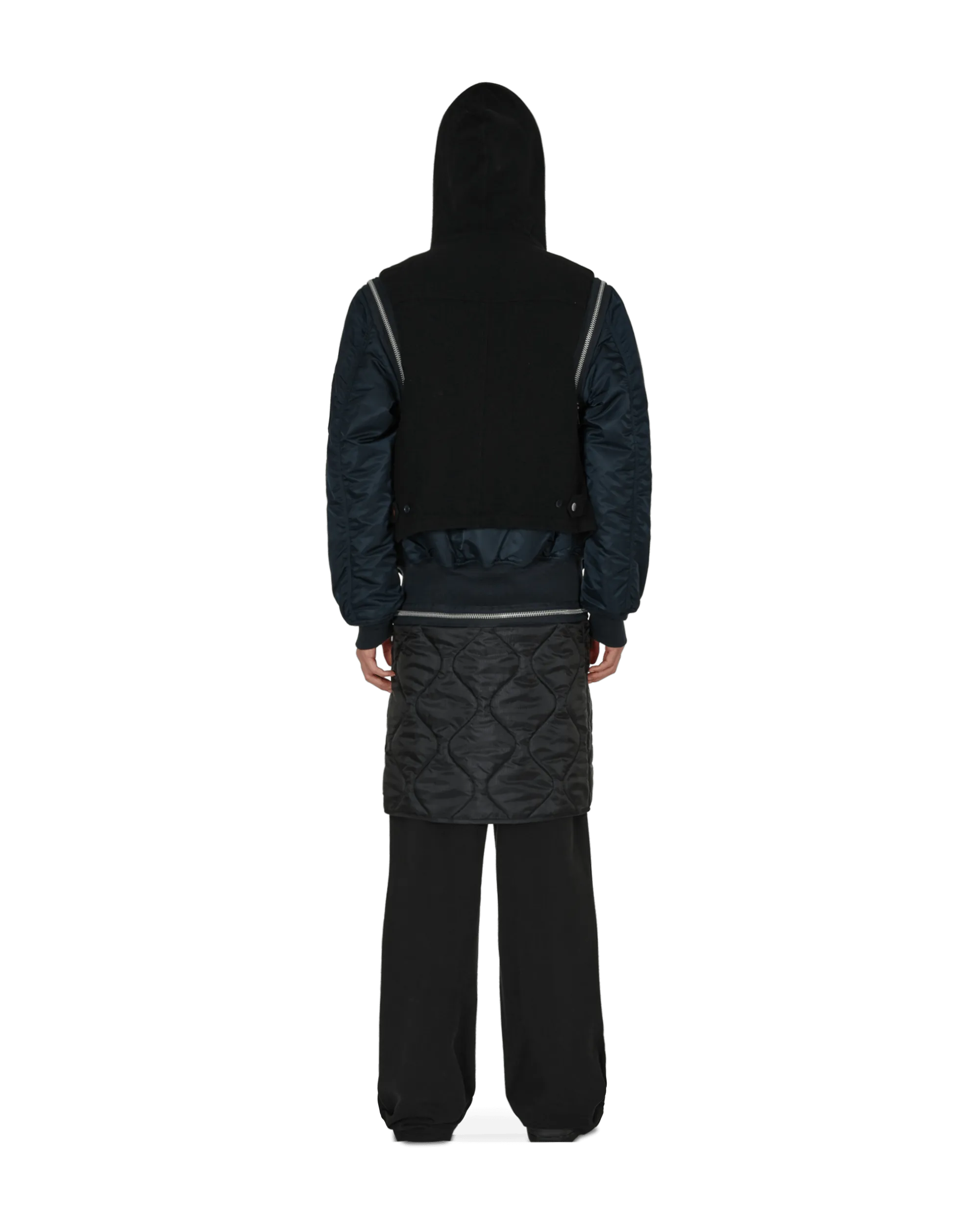 Modulare Jacke Blau
