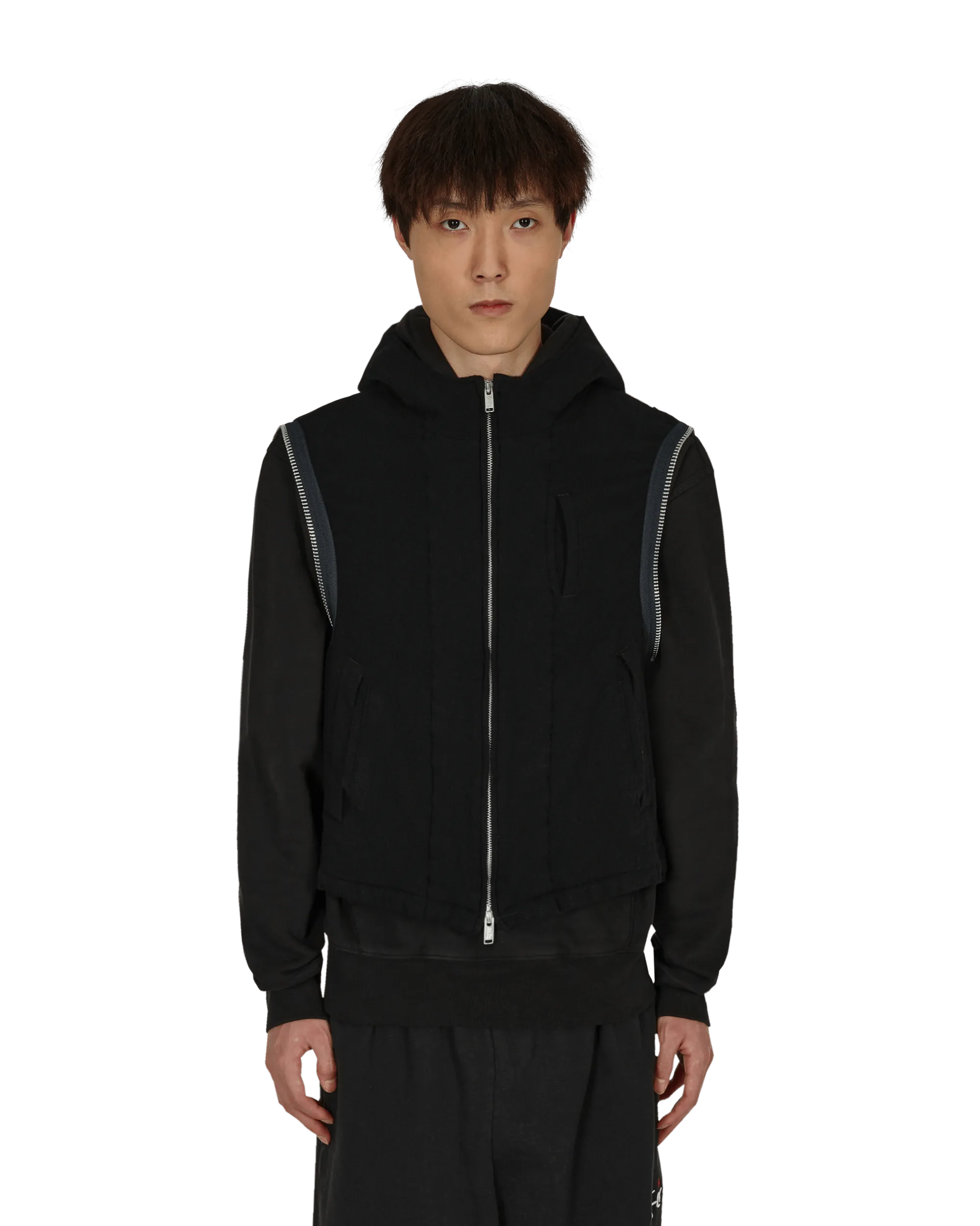 Modulare Jacke Blau