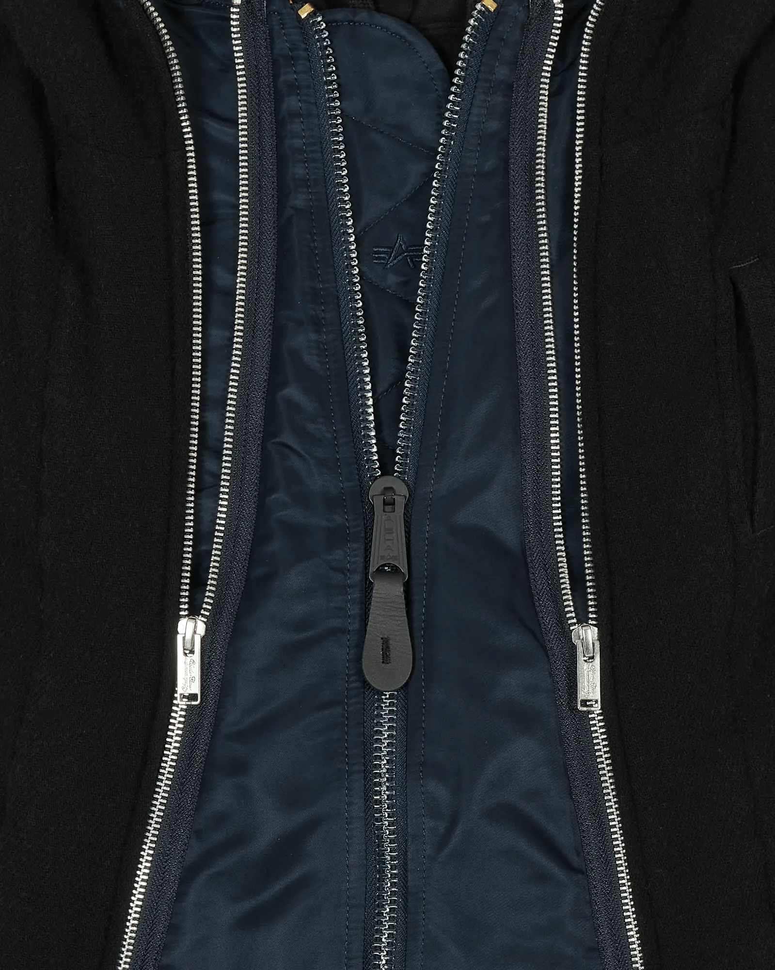 Modulare Jacke Blau