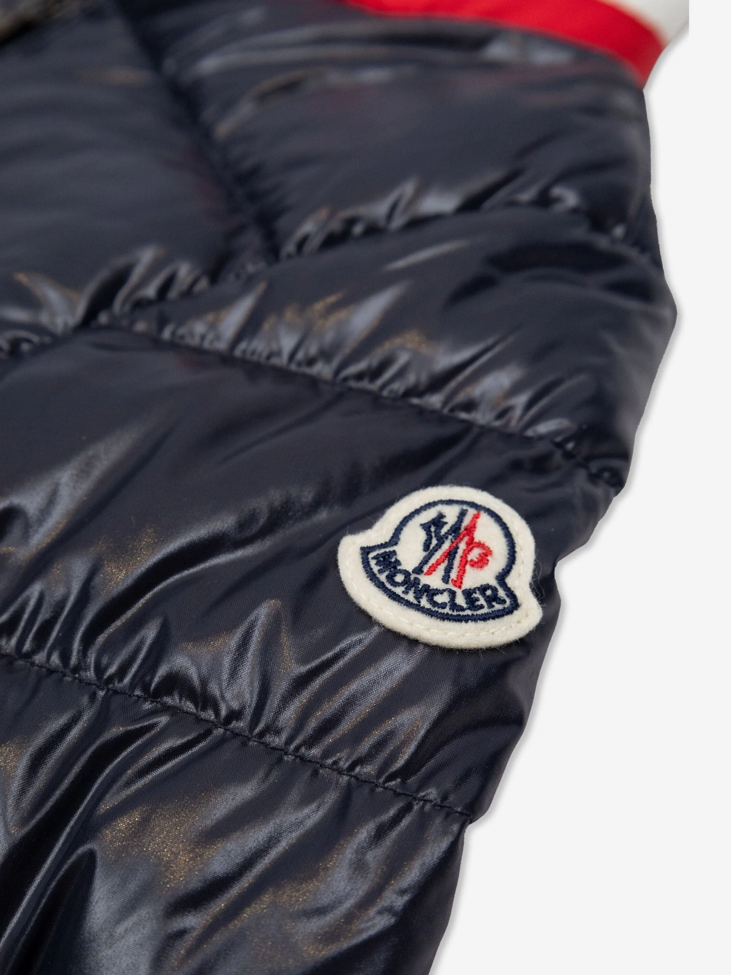 Moncler Enfant Baby Jungen Daunengefütterte Vashiti Jacke in Marine