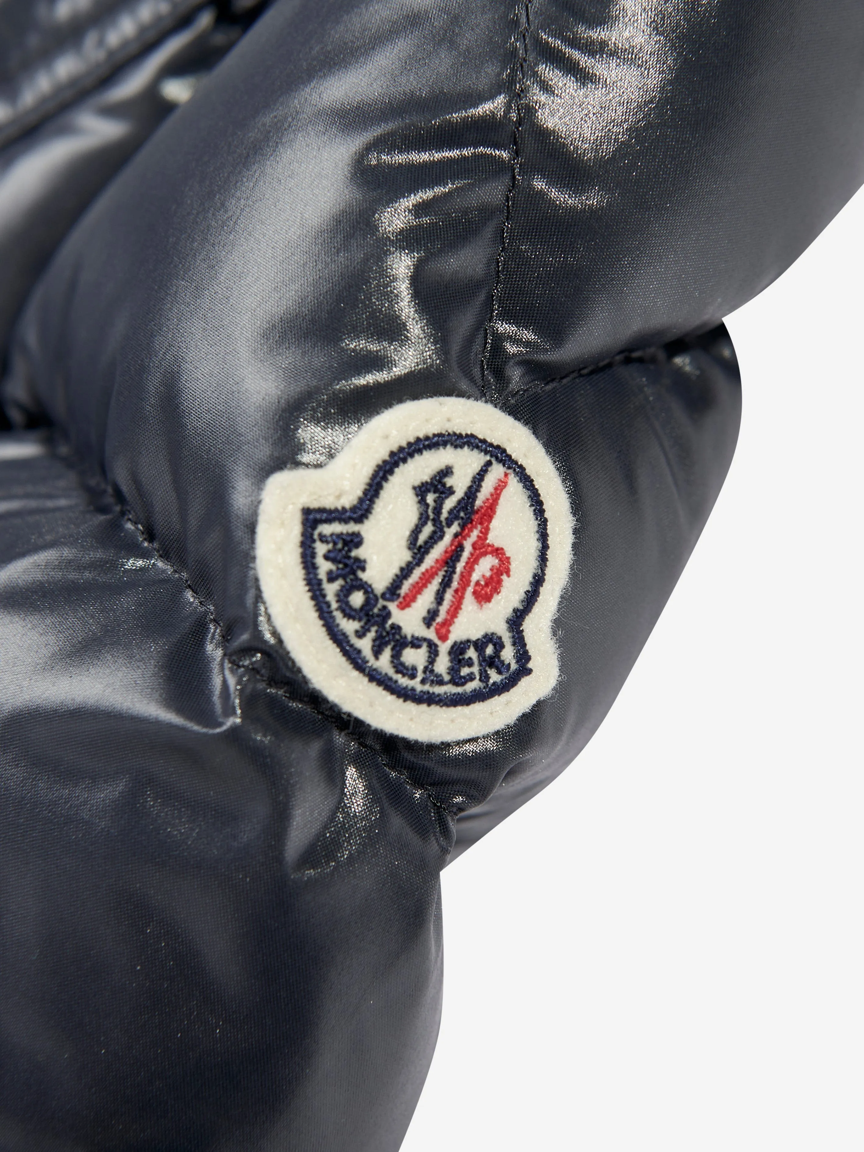 Moncler Enfant Baby Daunengefütterte K2F Jacke in Marineblau