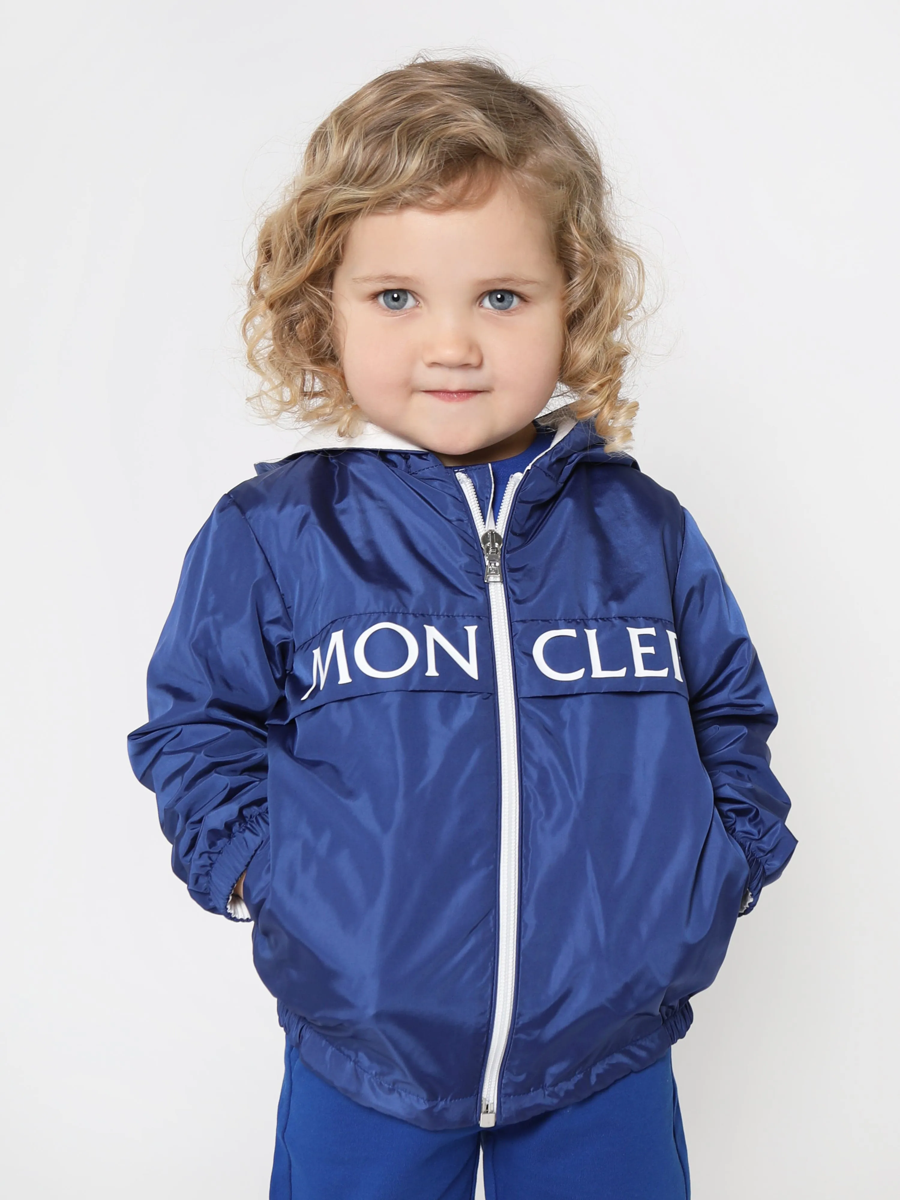 Moncler Enfant Baby Erdvile Jacke in Blau