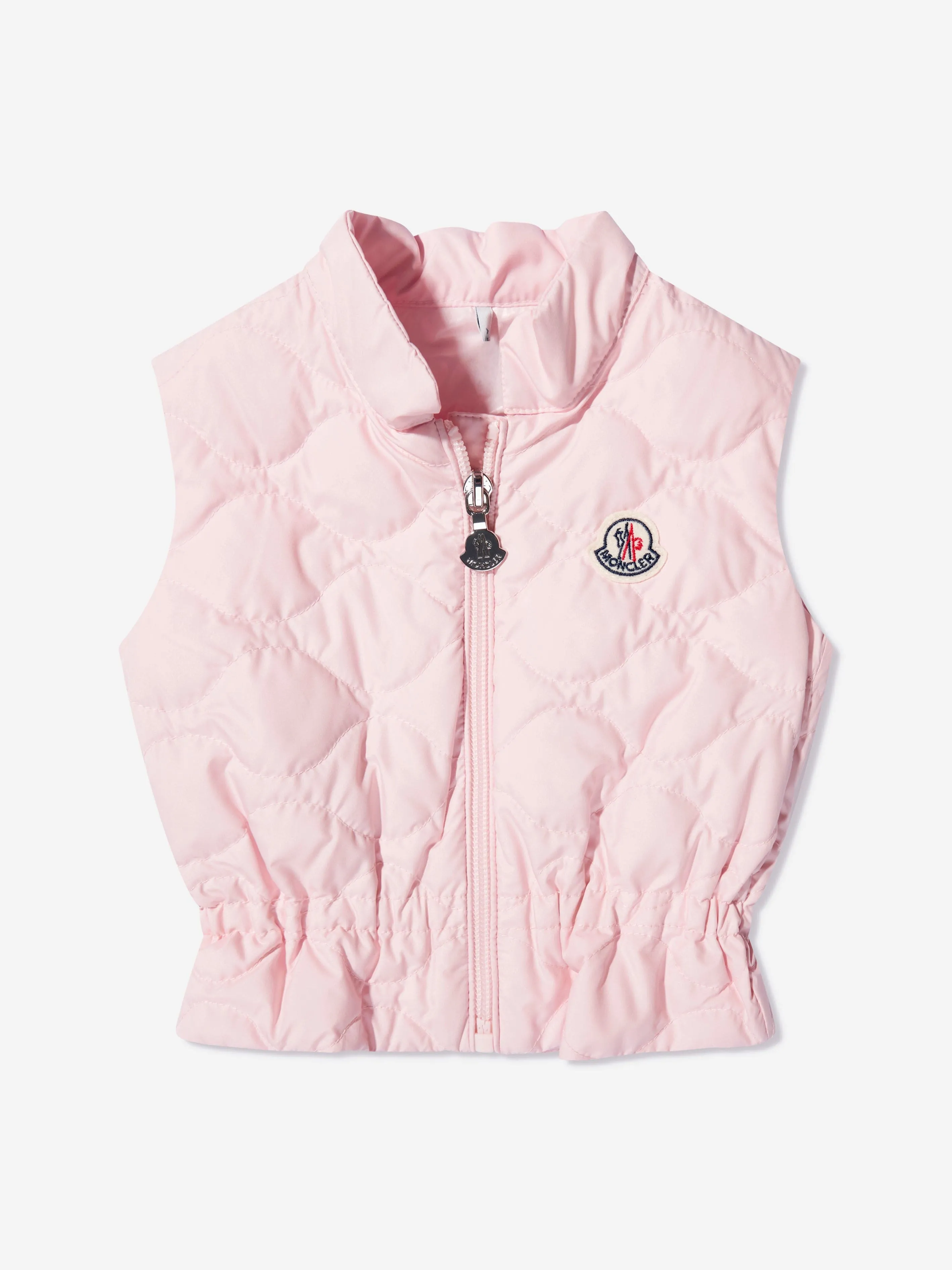 Moncler Enfant Baby Girls Daunengefütterte Ambertine Weste in Rosa