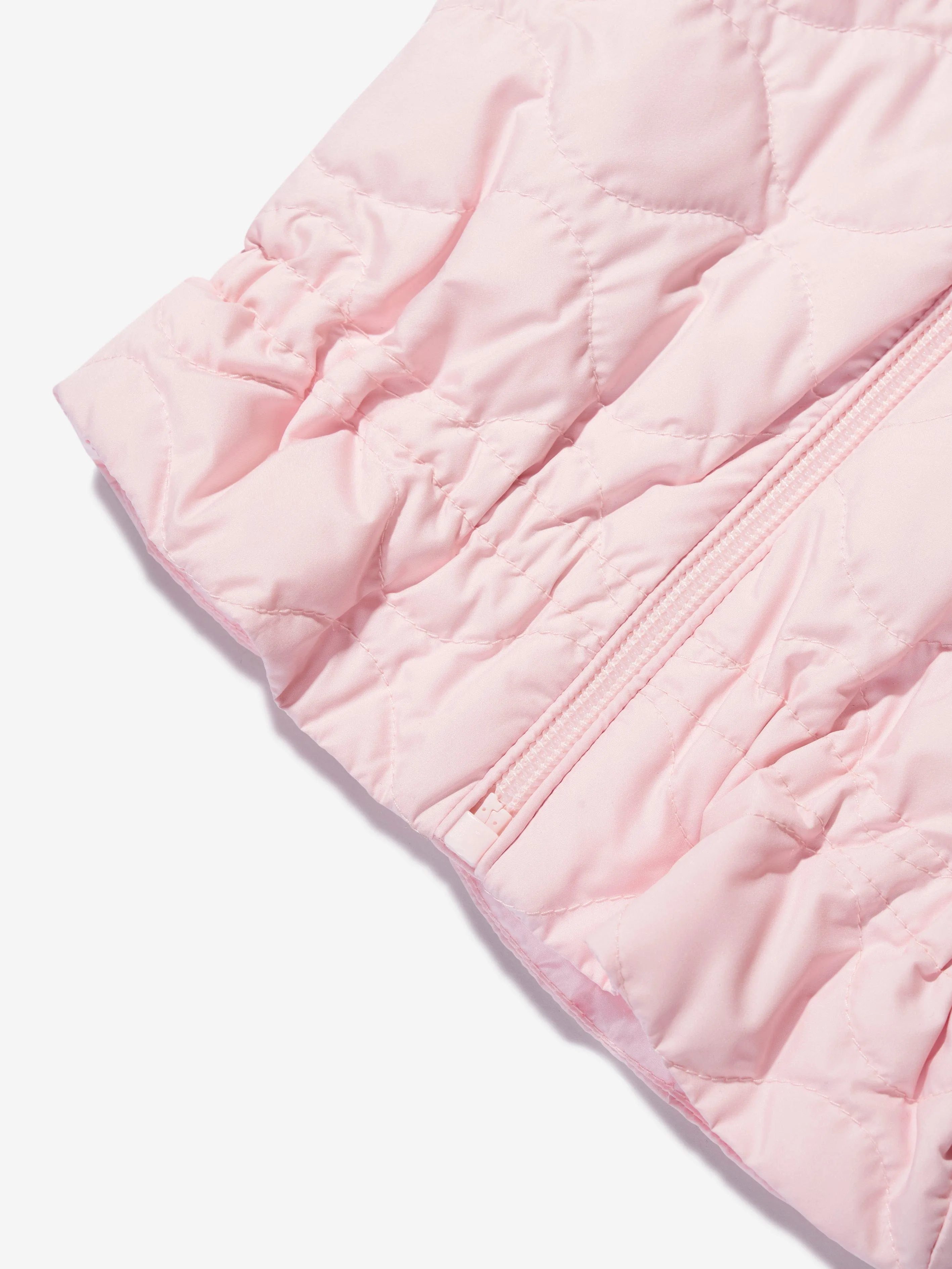 Moncler Enfant Baby Girls Daunengefütterte Ambertine Weste in Rosa