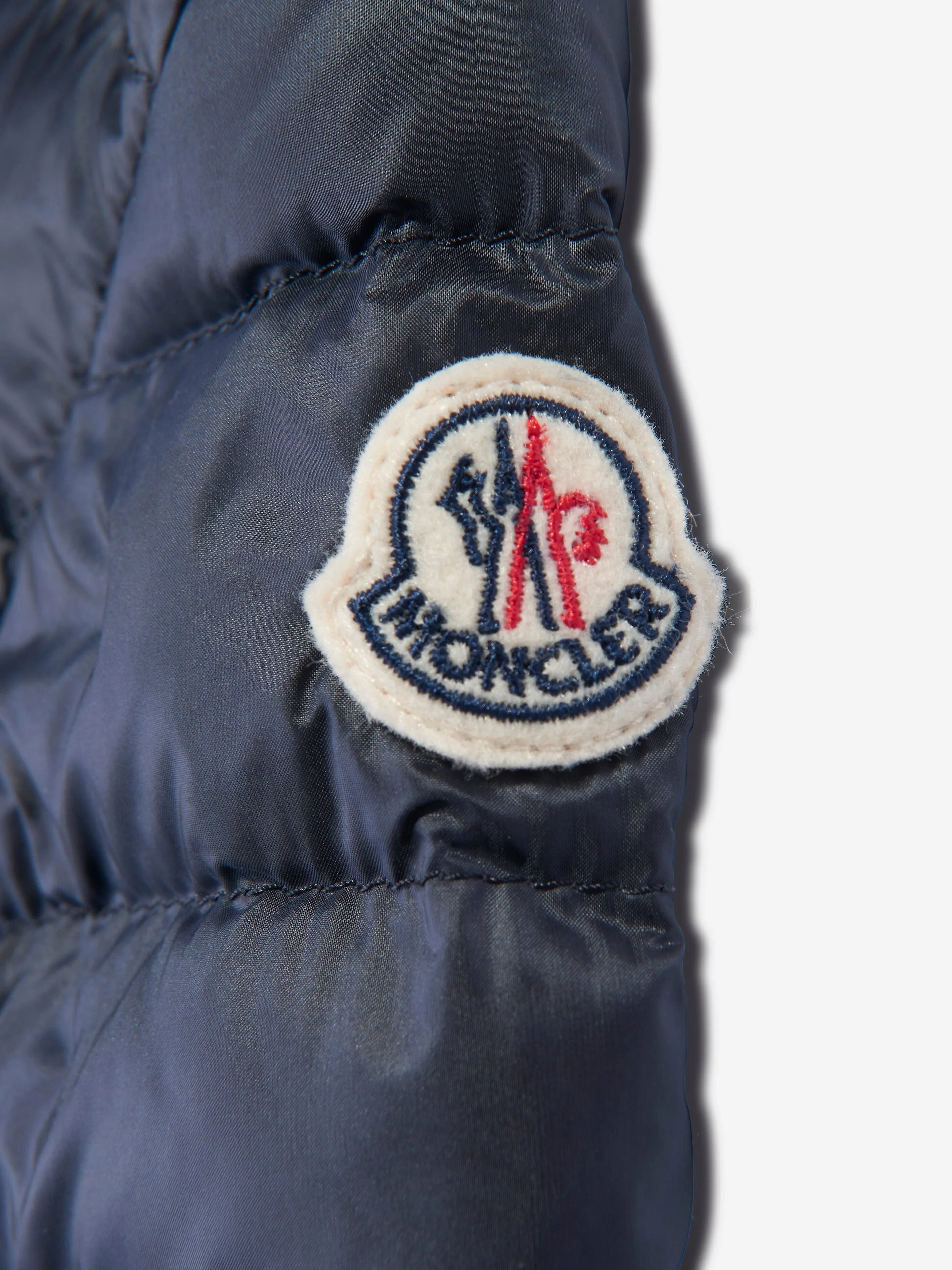 Moncler Enfant Baby Mädchen Daunengefütterte Joelle Jacke in Marine