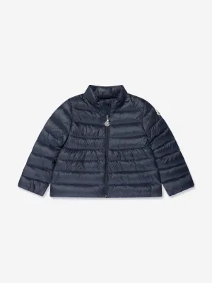 Moncler Enfant Baby Mädchen Daunengefütterte Joelle Jacke in Marine