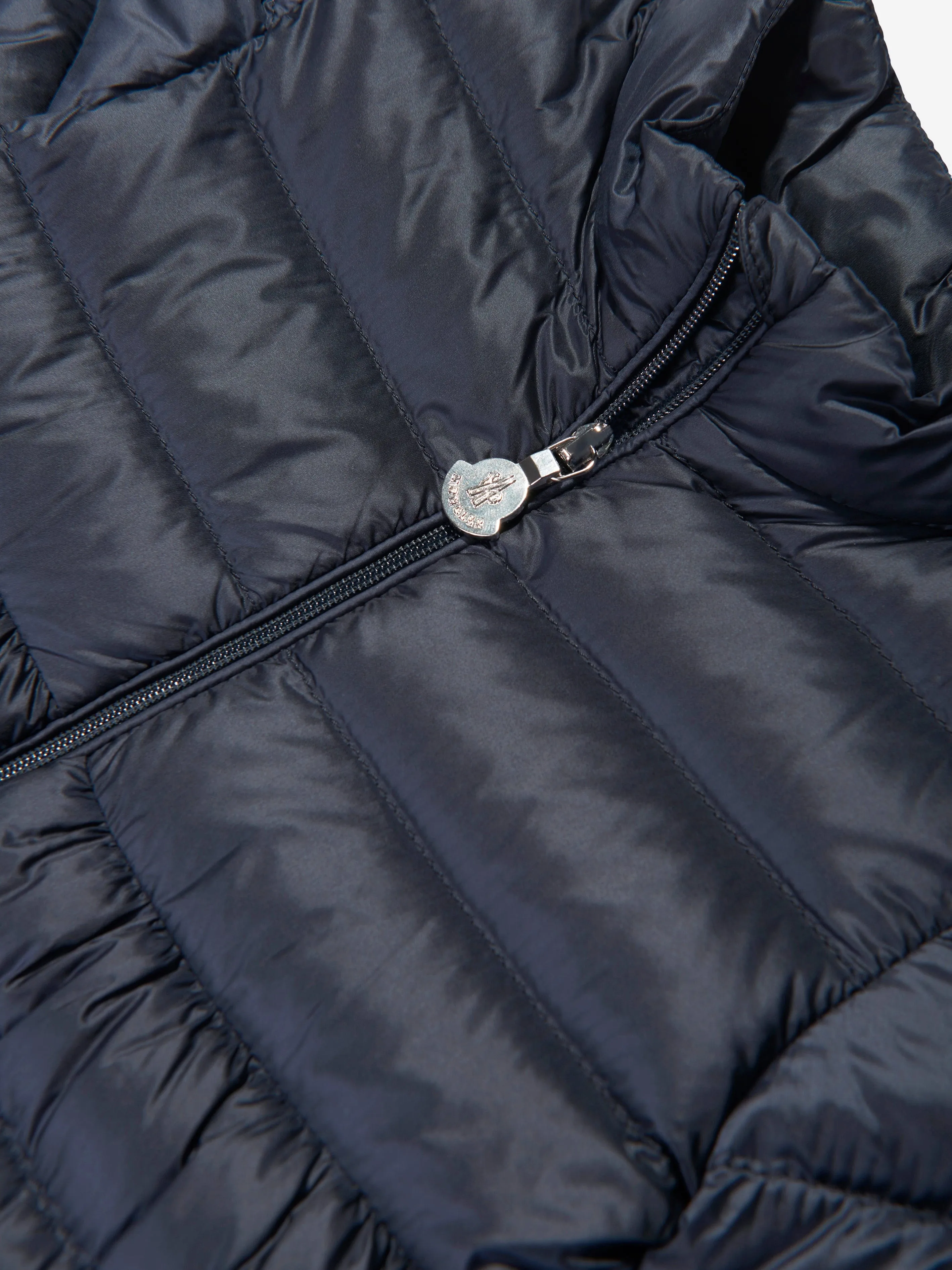 Moncler Enfant Baby Mädchen Daunengefütterte Joelle Jacke in Marine