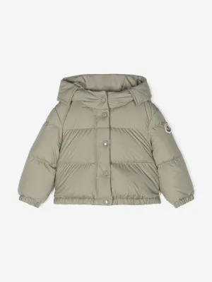 Moncler Enfant Baby Girls Daunengefütterte Laurie Jacke in Grün