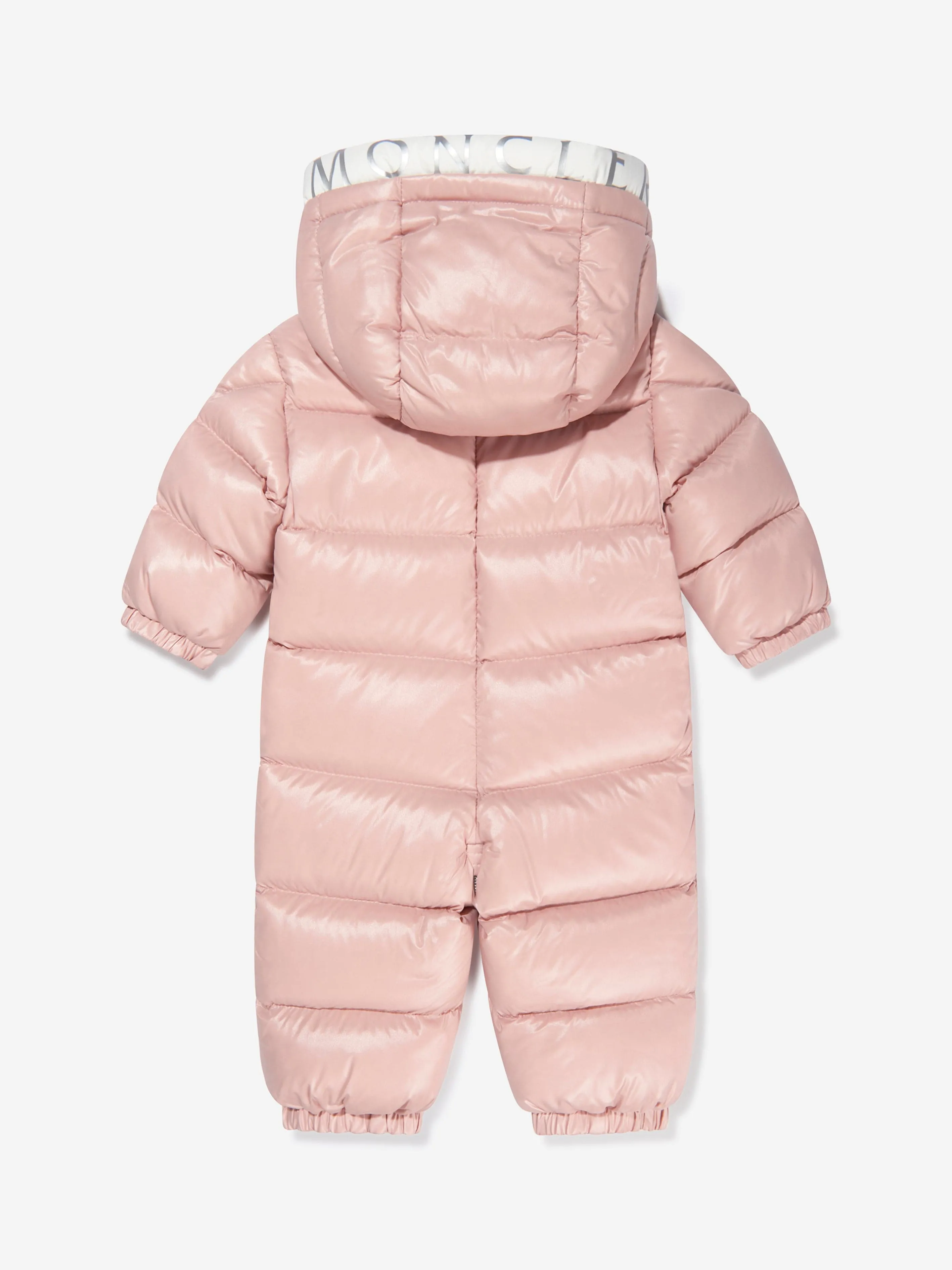 Moncler Enfant Baby Mädchen Daunengefütterter Samian Schneeanzug in Rosa
